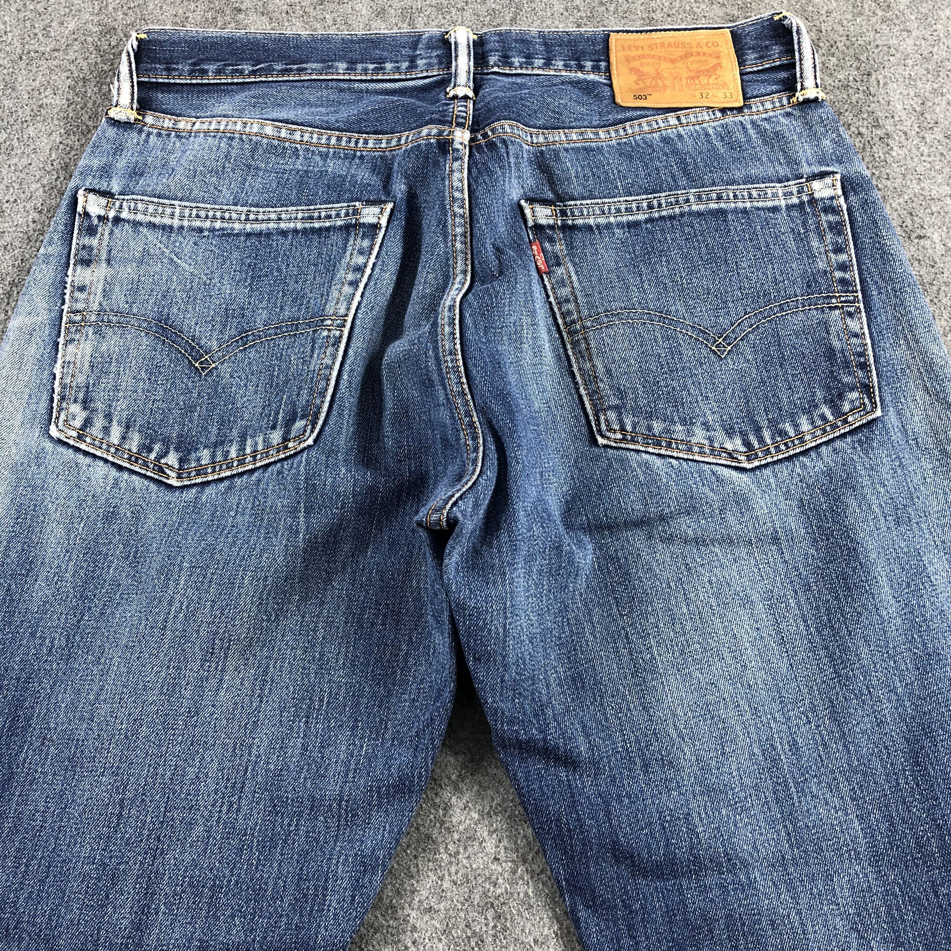 Levi's Vintage Blue Wash Levis 503 Jeans-J1914 Size US 33 - 4 Thumbnail