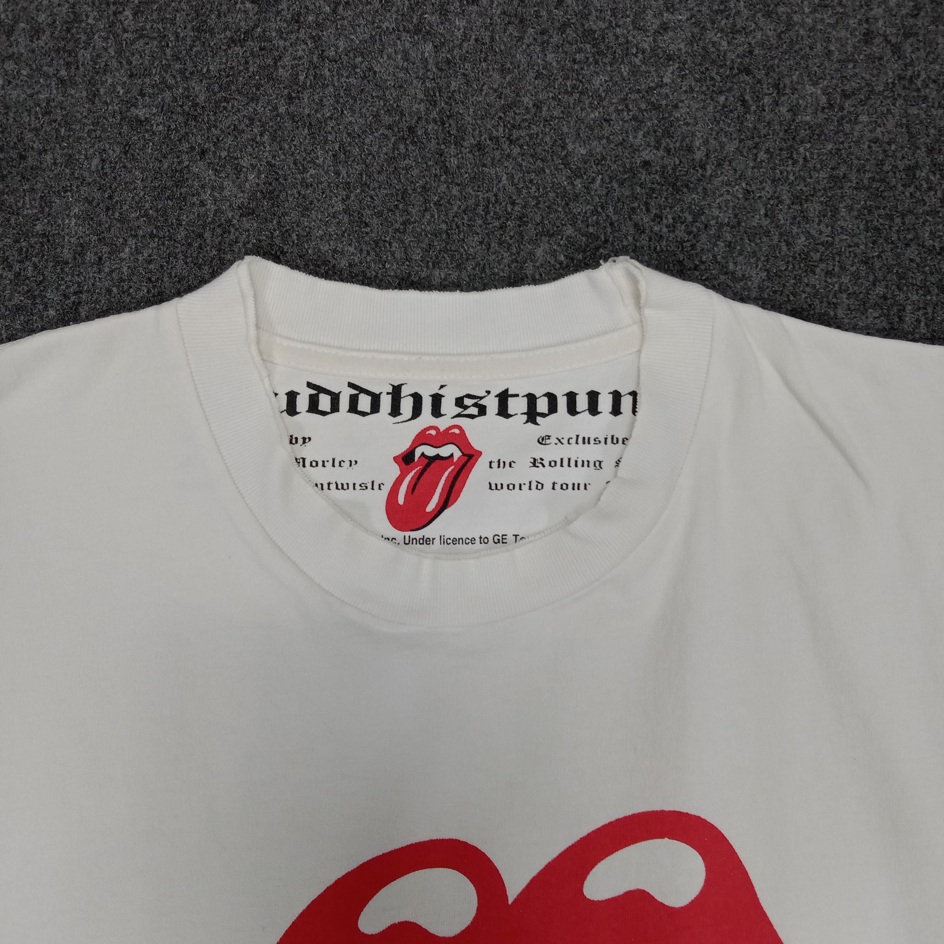 Japanese Brand Buddhistpunk X The Rolling Stones American Rock Band Tshirt Size US M / EU 48-50 / 2 - 3 Thumbnail