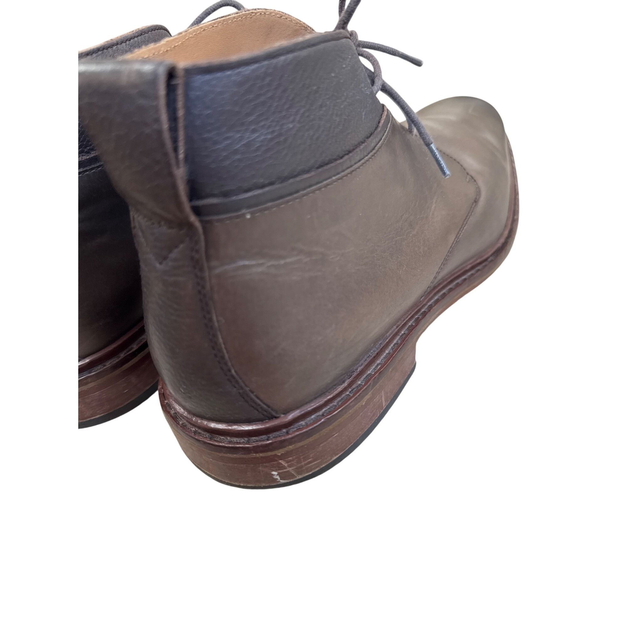 Cole Haan Cole Haan Mens Brown Leather Ankle Chukka Boots Size 10M SKU Size US 10 / EU 43 - 6 Thumbnail