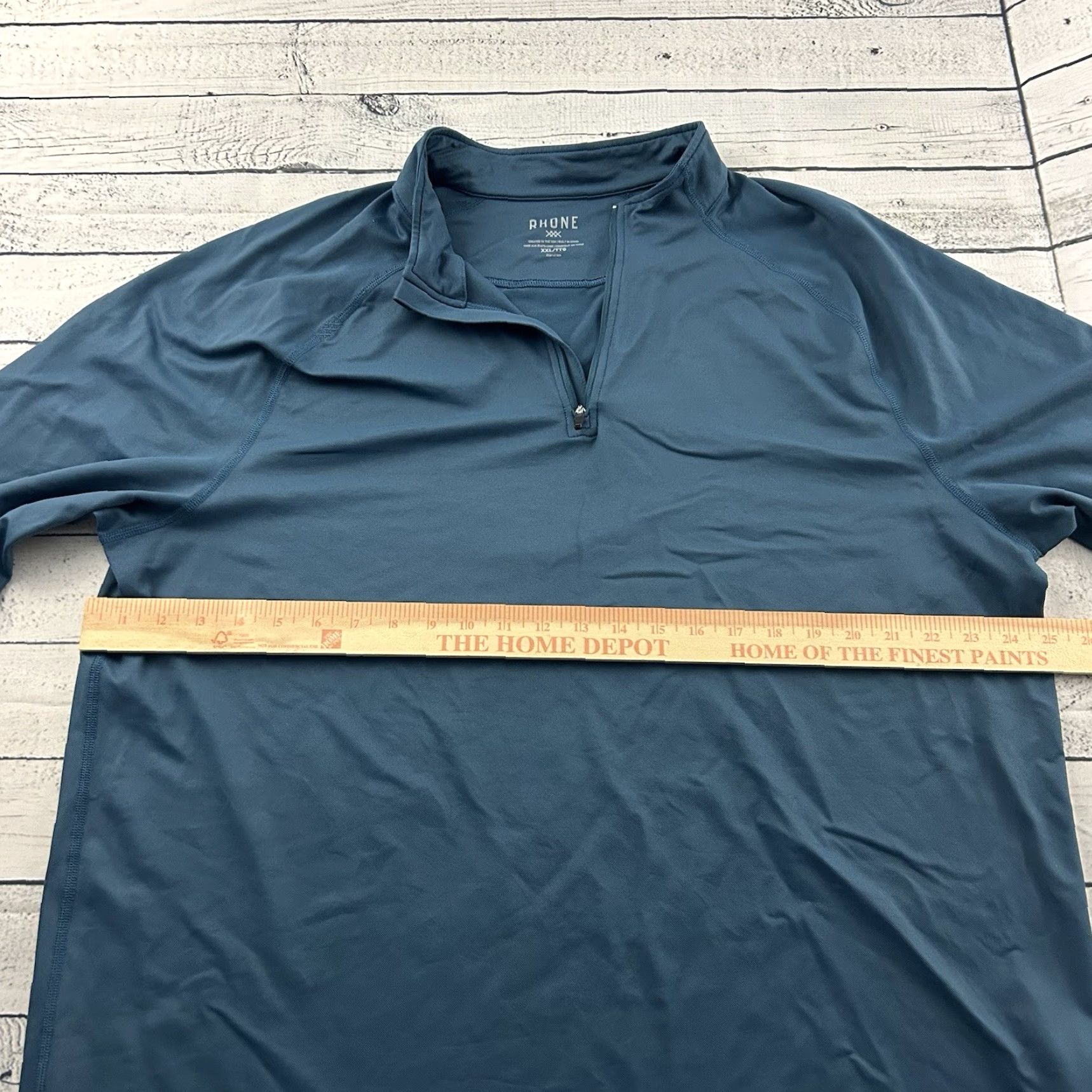 Rhone Rhone Pullover 1/4 Zip Athletic Jacket Men XXL Blue Size US XXL / EU 58 / 5 - 4 Thumbnail
