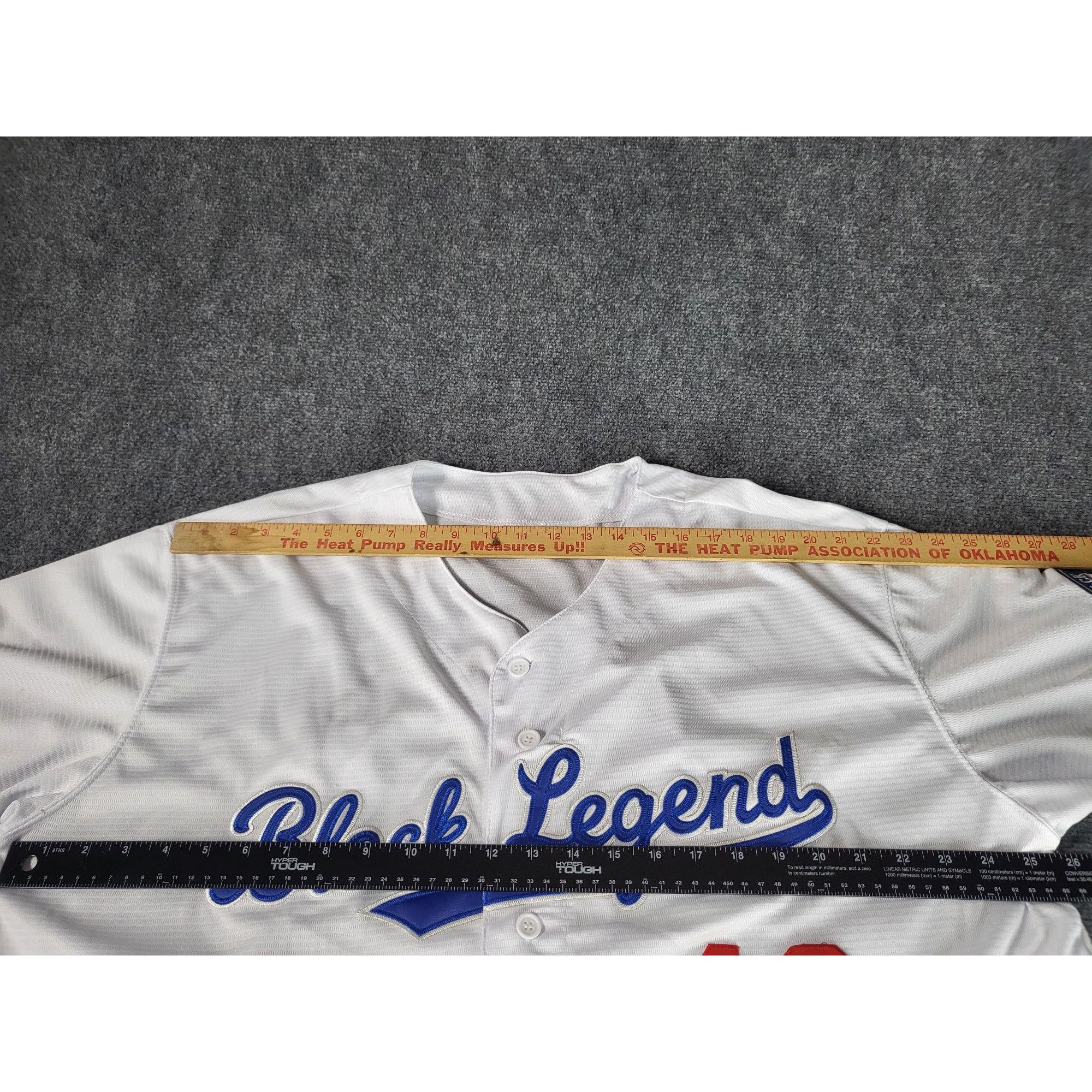 Other Black Legend 42 Baseball Jersey Men Sz XXL Embroidered Stitc Size US XXL / EU 58 / 5 - 7 Thumbnail