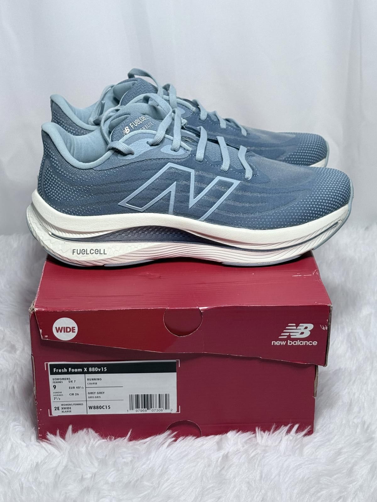 New Balance New Balance Fresh Foam X 880v15 Wide Running Shoes - Blue Size ONE SIZE - 1 Thumbnail