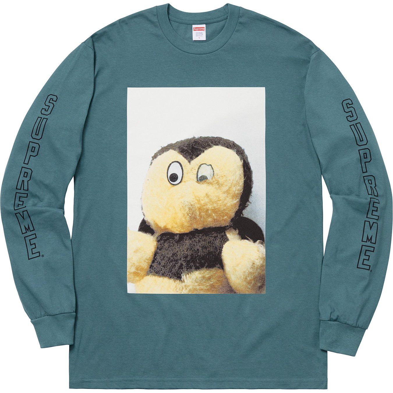 image of Supreme Mike Kelley Ahhyouth! L/s Tee Slate Xlarge, Men's