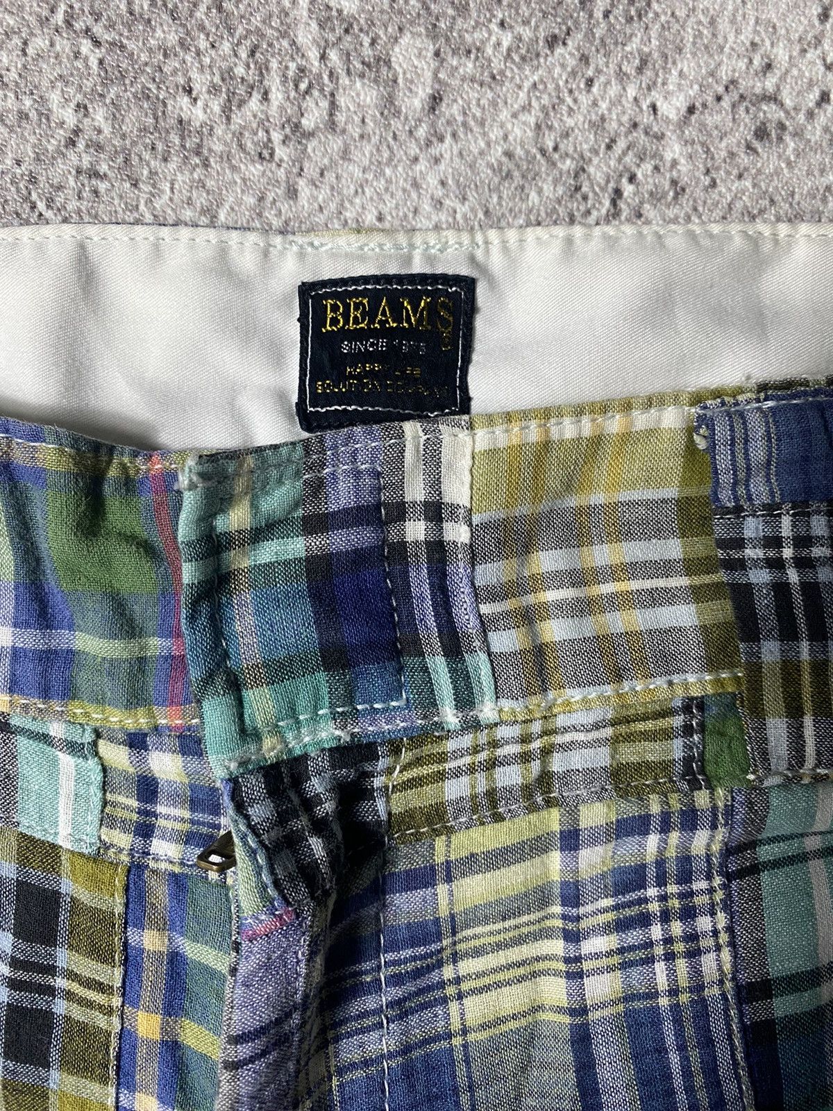 Beams Plus × Dickies × Japanese Brand RARE Beams X Dickies Patchwork Shortpants Size US 33 - 3 Thumbnail