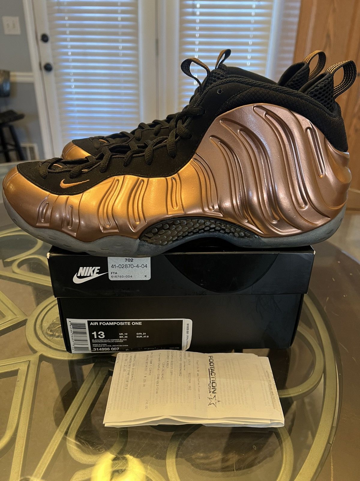 Nike Foamposite One “Copper” 2017 Size US 13 / EU 46 - 2 Thumbnail
