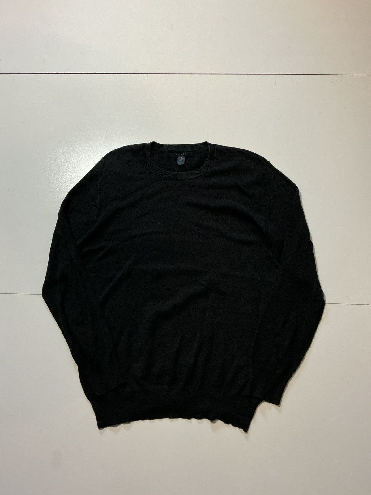 Ksubi Ksubi Black Knit Thin Lightweight Crewneck Pullover Sweater Size US M / EU 48-50 / 2 - 1 Thumbnail
