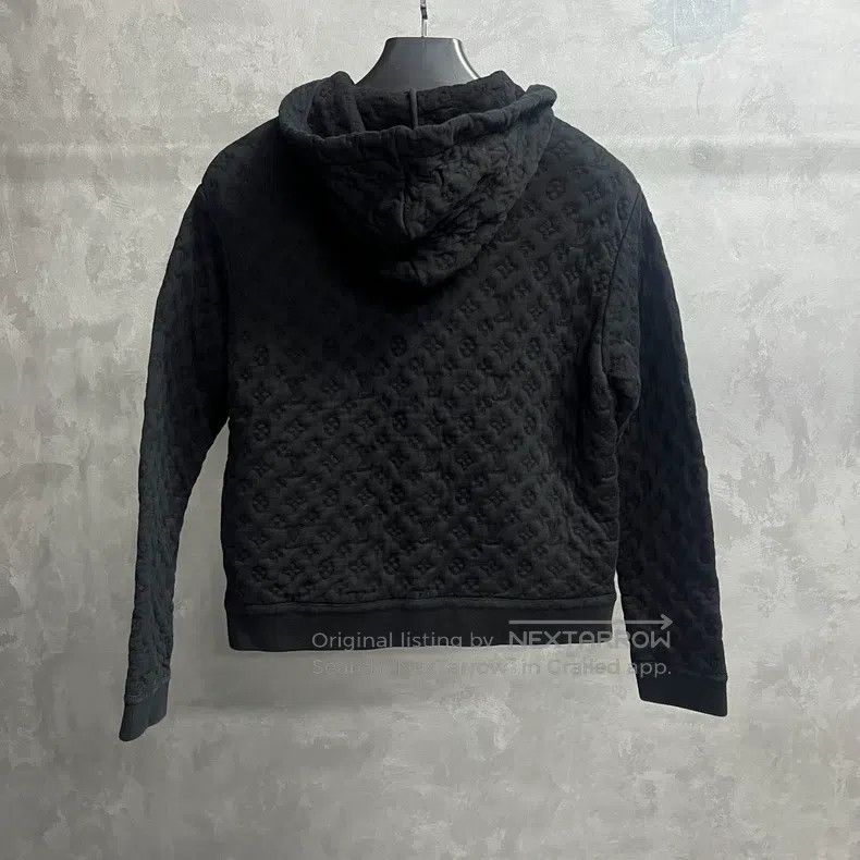 Louis Vuitton Louis Vuitton Black Solid Full Print Zip Hooded Long Sleev Size US S / EU 44-46 / 1 - 4 Thumbnail