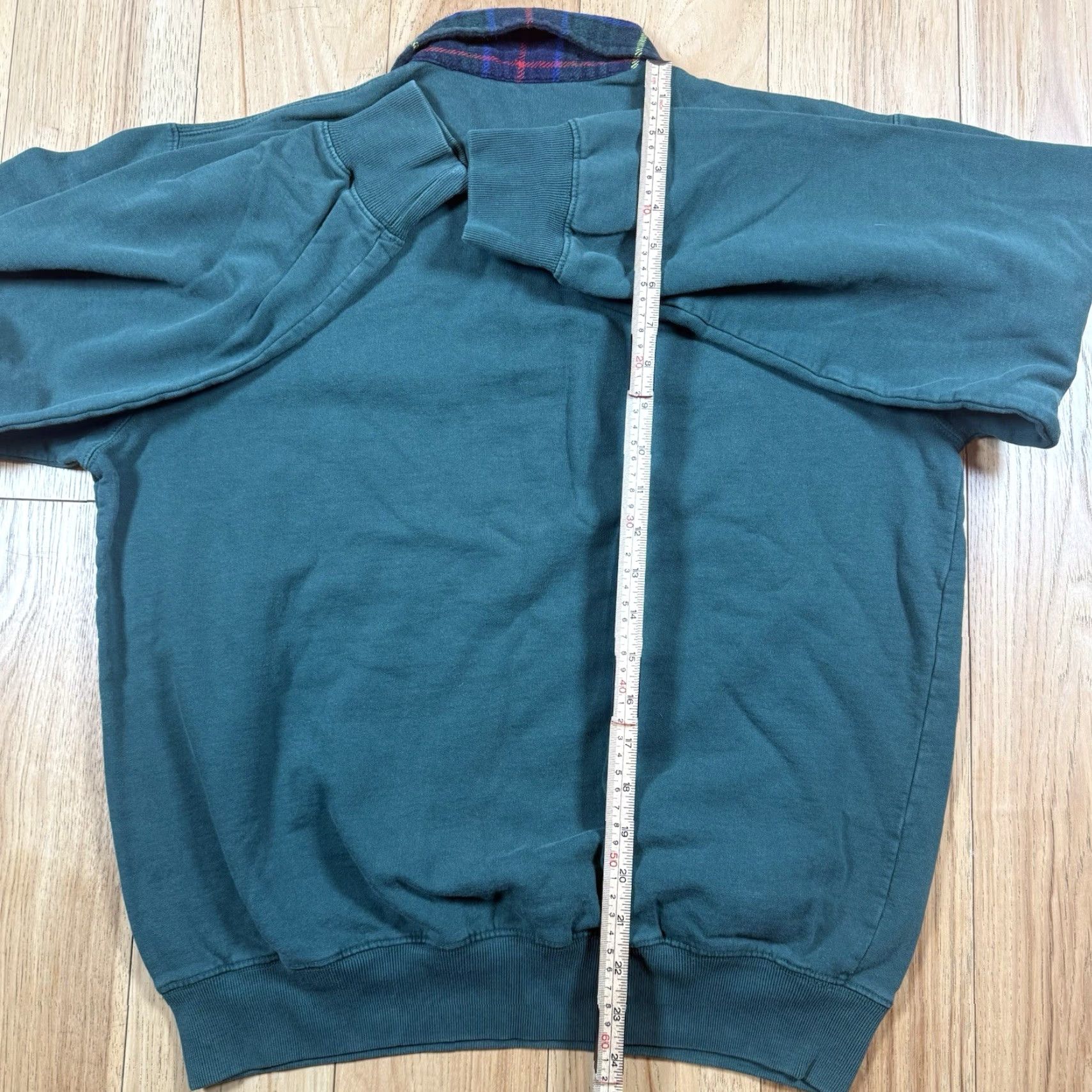 Ralph Lauren VTG Ralph Lauren Polo Quarter Button Sweater Embroidered Mens XL Green Pullover Spellout Size US XL / EU 56 / 4 - 7 Thumbnail