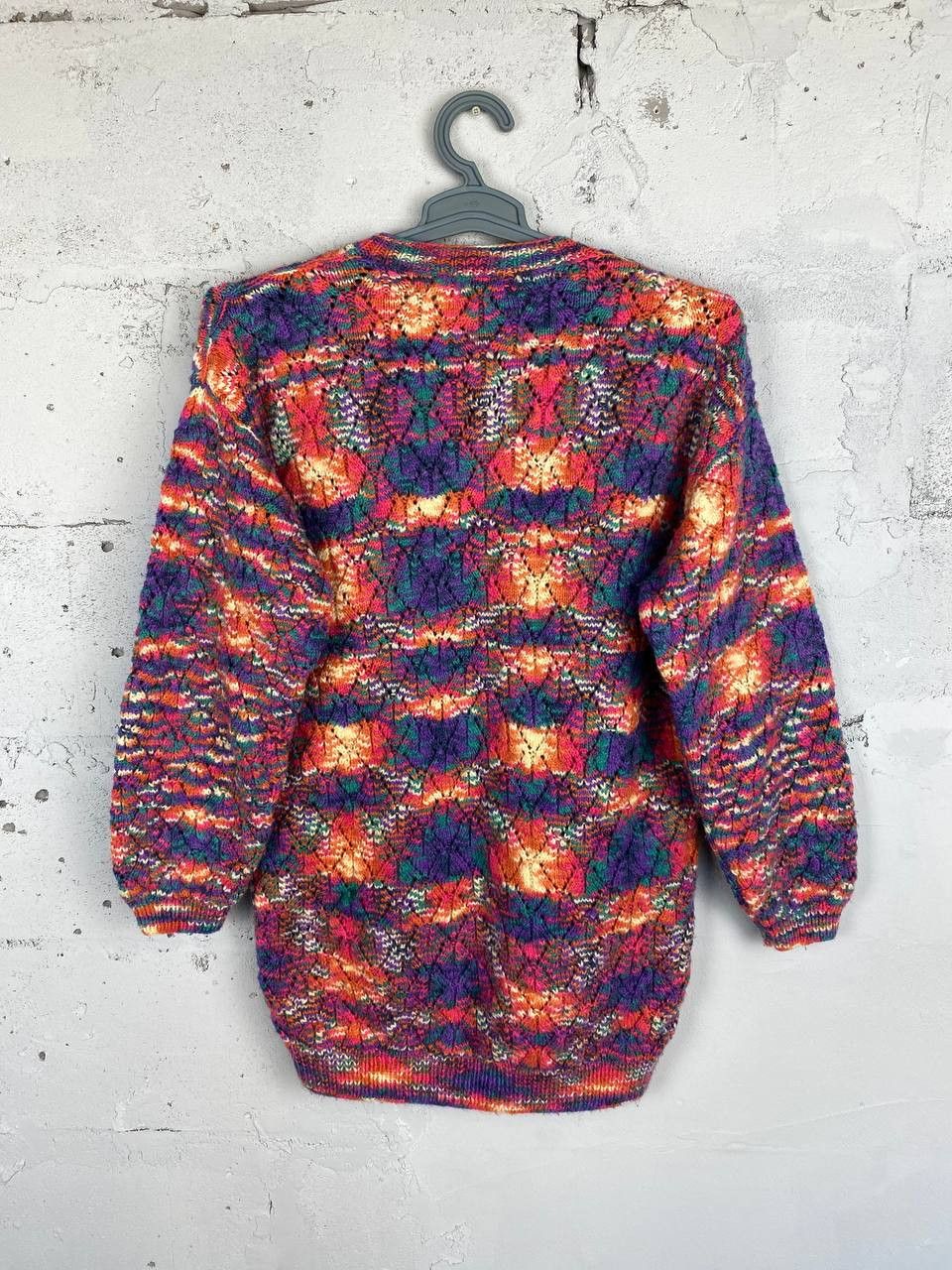 Vintage Point Vintage Hand Knitted Grandpa Sweater Coogi style Size US M / EU 48-50 / 2 - 8 Thumbnail