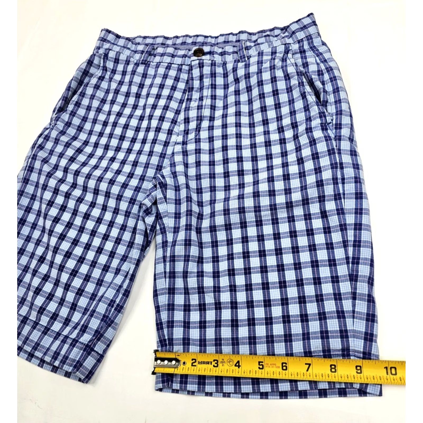 Brooks Brothers Brooks Brothers Bermuda Shorts Men 31 Casual Plaid Pink Blue Shorts Bermuda, Men, 31, Cotton, Blue, Pink, Regular Fit Size US 31 - 2 Thumbnail