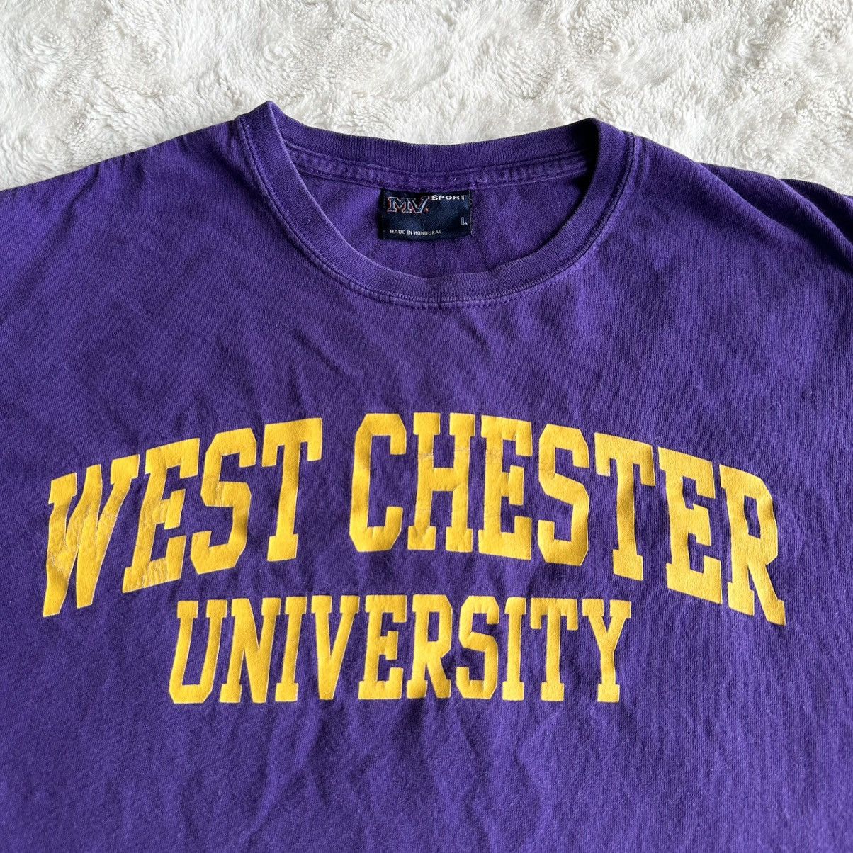 Other Vintage West Chester Shirt Tee Mens L Purple Golden Rams WCU Size US L / EU 52-54 / 3 - 8 Thumbnail
