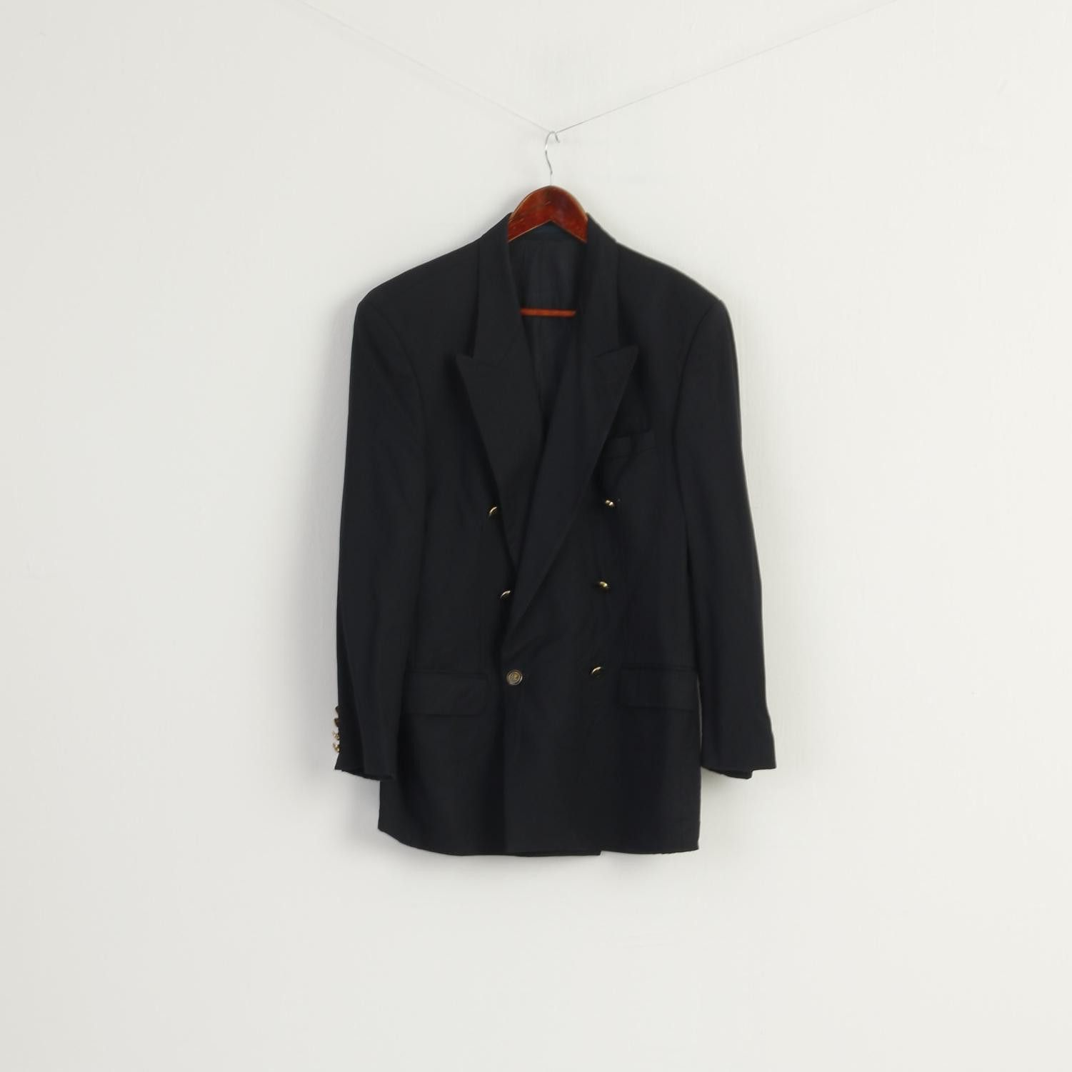 Pierre Cardin Pierre Cardin Men 40 Blazer Navy Pure New Wool 1272 Size 40S - 2 Thumbnail