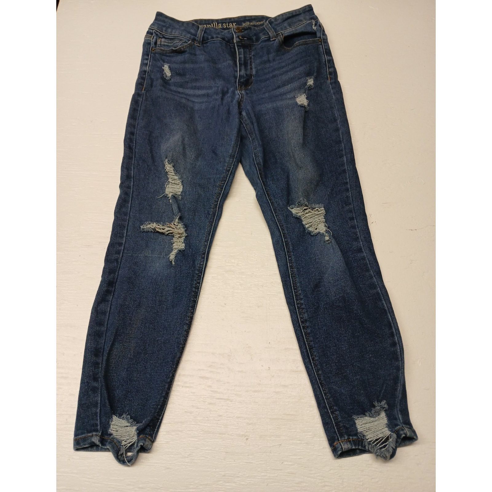 Other Vanilla Star (13)Women's Mid-Rise Skinny Blue Denim Jeans Size 32" / US 10 / IT 46 - 1 Thumbnail
