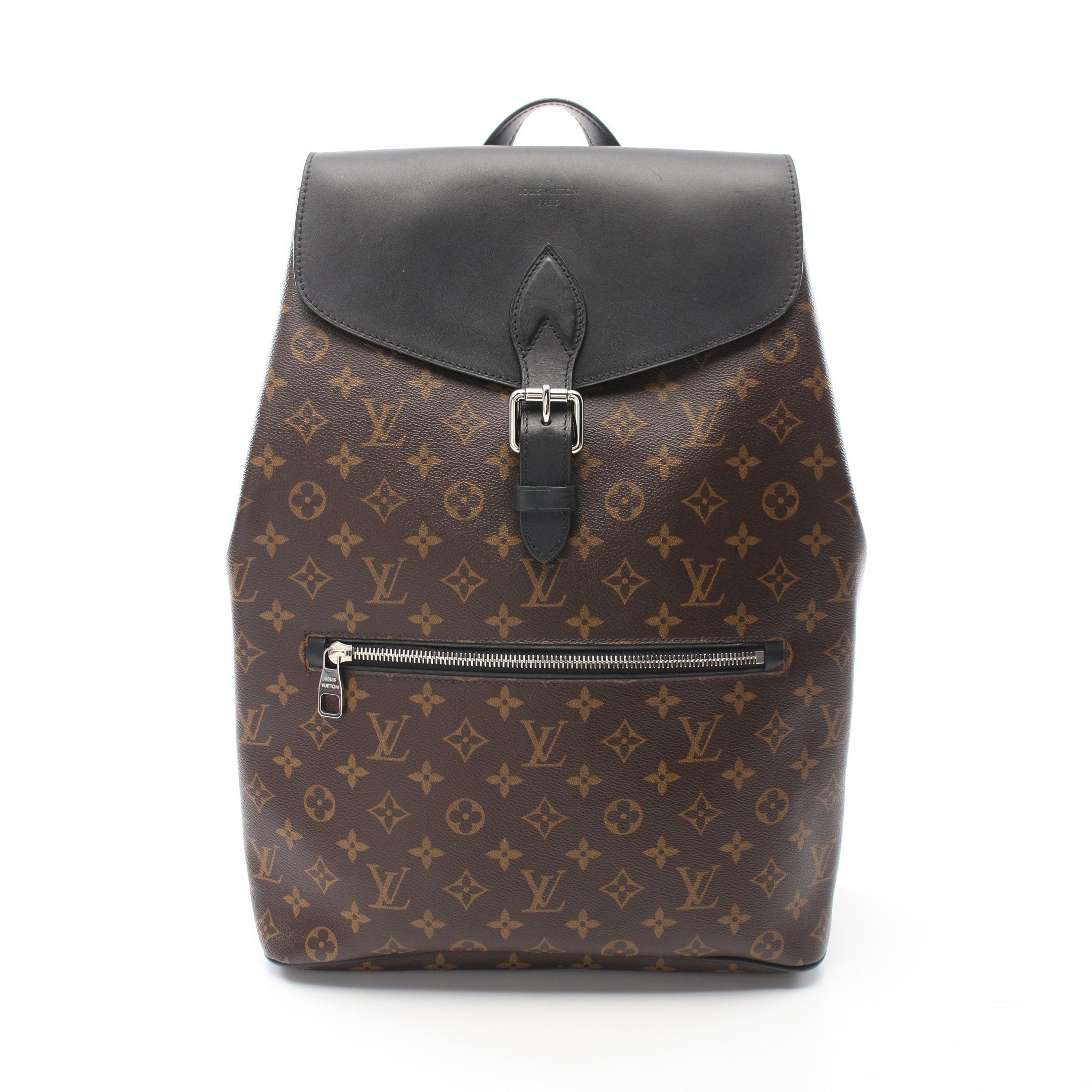 Louis Vuitton Louis Vuitton Parc Monogram Macassar Backpack Rucksack Leather Brown Black Size ONE SIZE - 1 Thumbnail