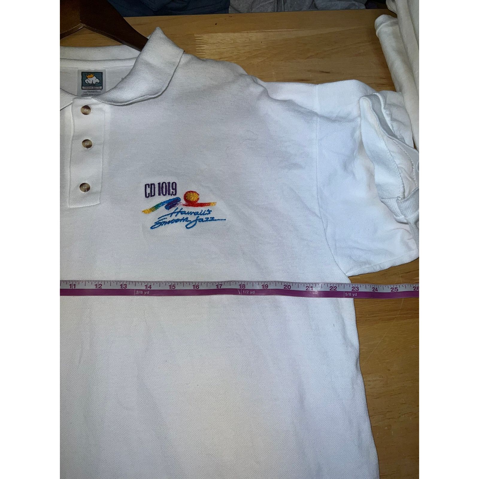 Anvil Vintage Hawaii Jazz Shirt Polo CD 101.9 Smooth Jazz Radio XL Size US XL / EU 56 / 4 - 8 Thumbnail