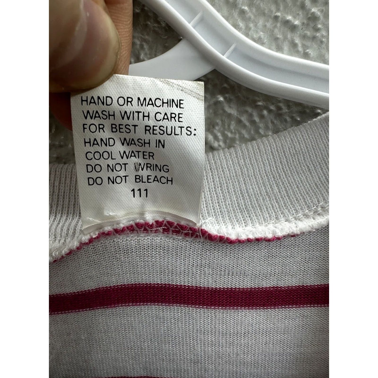Vintage VINTAGE Ricki & Company Dress Womens S White Size Pink Stripe Sleeveless Size S / US 4 / IT 40 - 6 Thumbnail