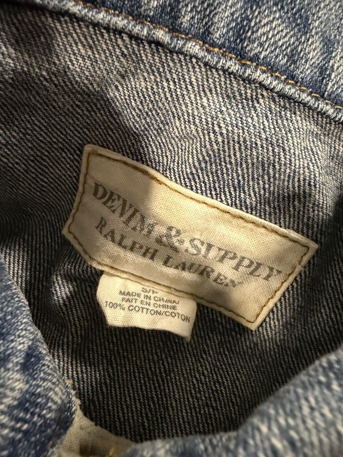 Denim & Supply Ralph Lauren Denim & Supply Ralph Lauren USA Flag Trucker Jean Jacket S Size US S / EU 44-46 / 1 - 5 Thumbnail