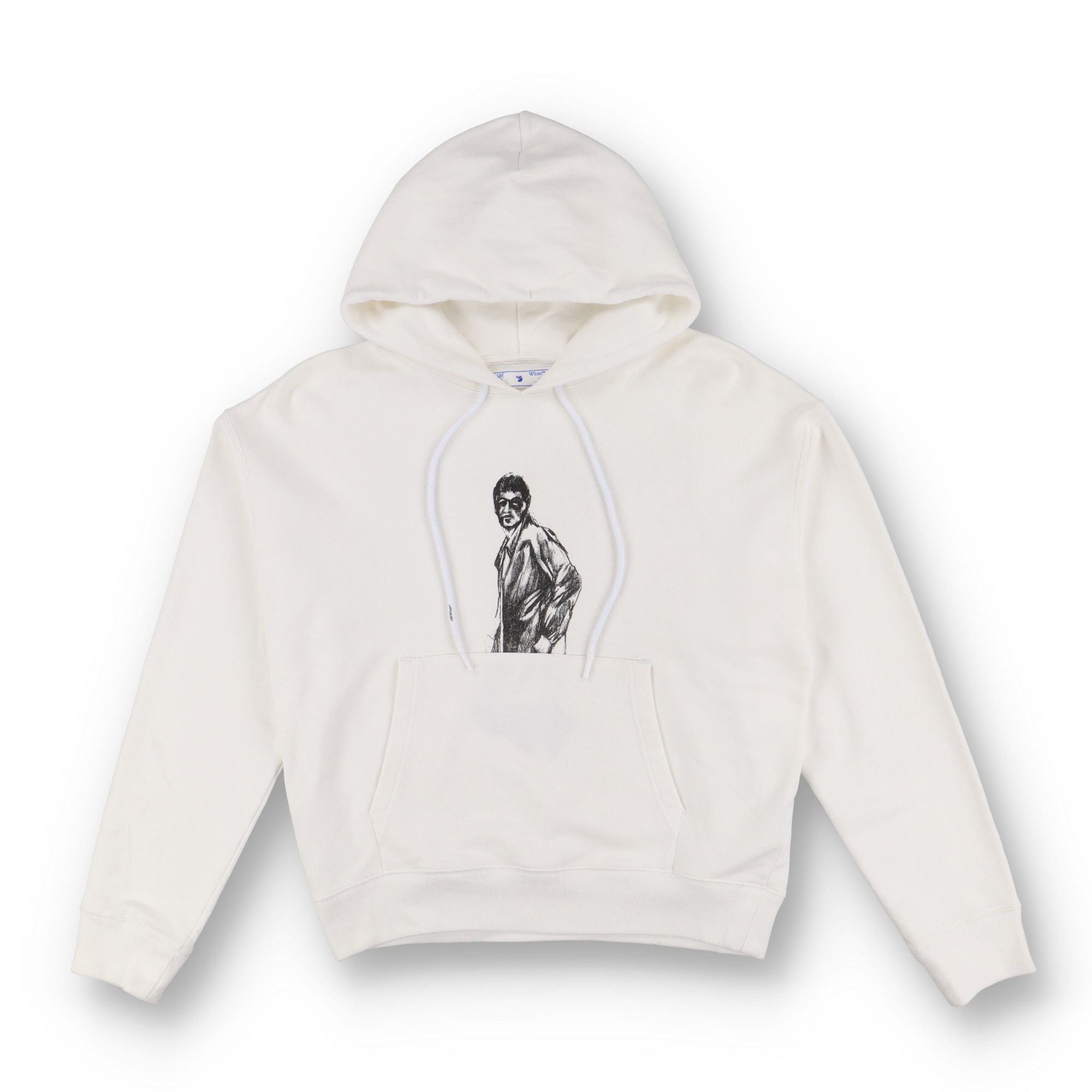 Off-White White Mirko Two Logo Oversized Hoodie Size US M / EU 48-50 / 2 - 1 Thumbnail