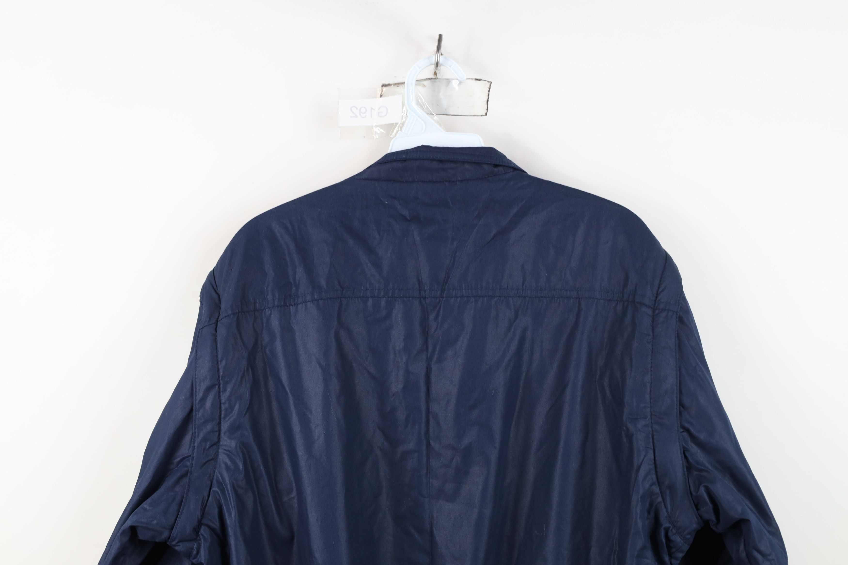 Vintage Deadstock Vintage 80s 90s Streetwear Bomber Jacket Vest Blue Size US M / EU 48-50 / 2 - 13 Thumbnail