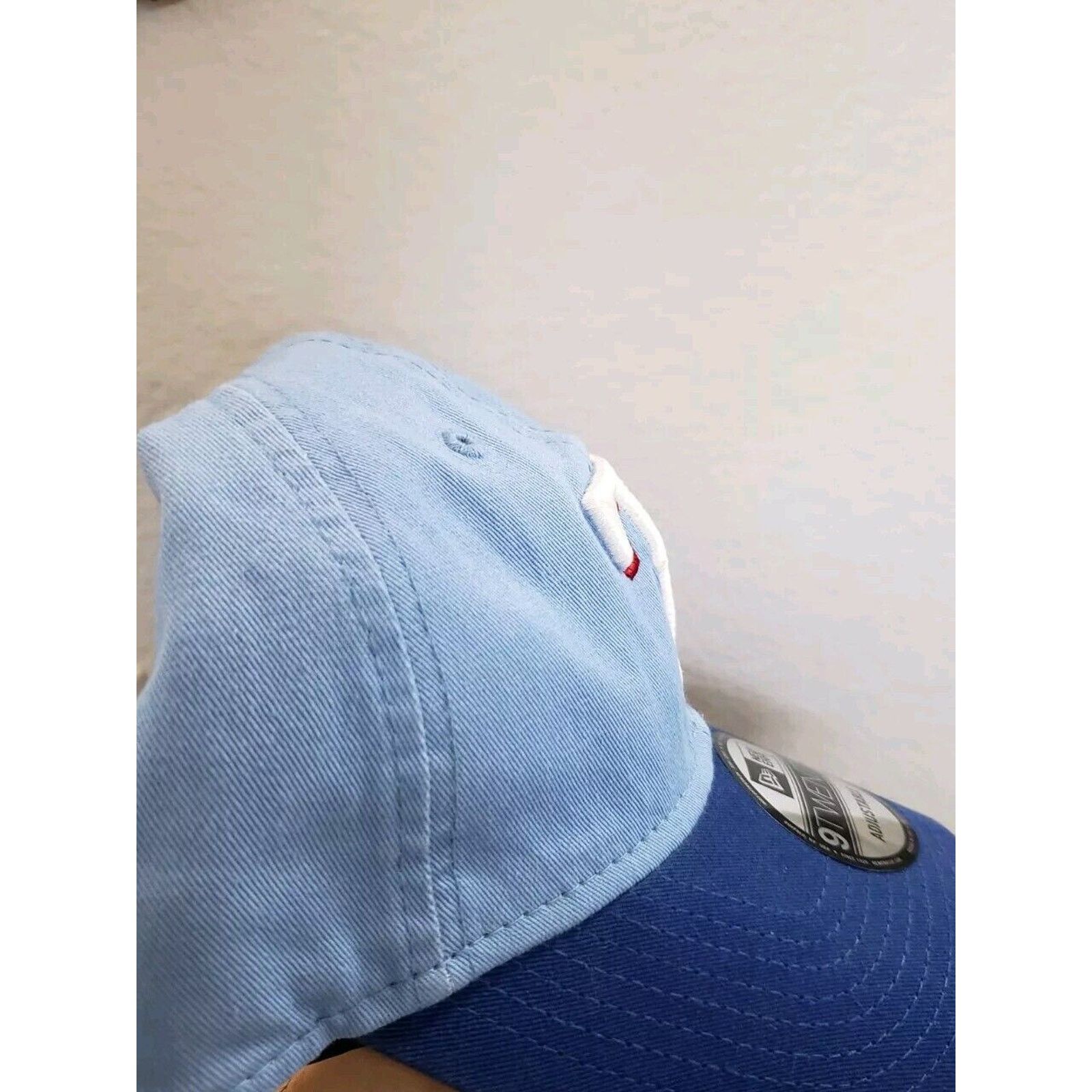 New Era Texas Rangers Hat Cap Strap Back Dad Strap Blue 920 New Era Size ONE SIZE - 2 Thumbnail