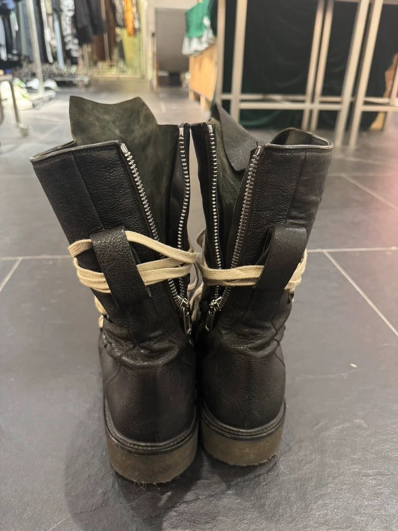 Rick Owens Rick Owens Crazy Strap Army Boots Rubber Sole boots 2504-Ne Size US 10 / EU 43 - 3 Thumbnail