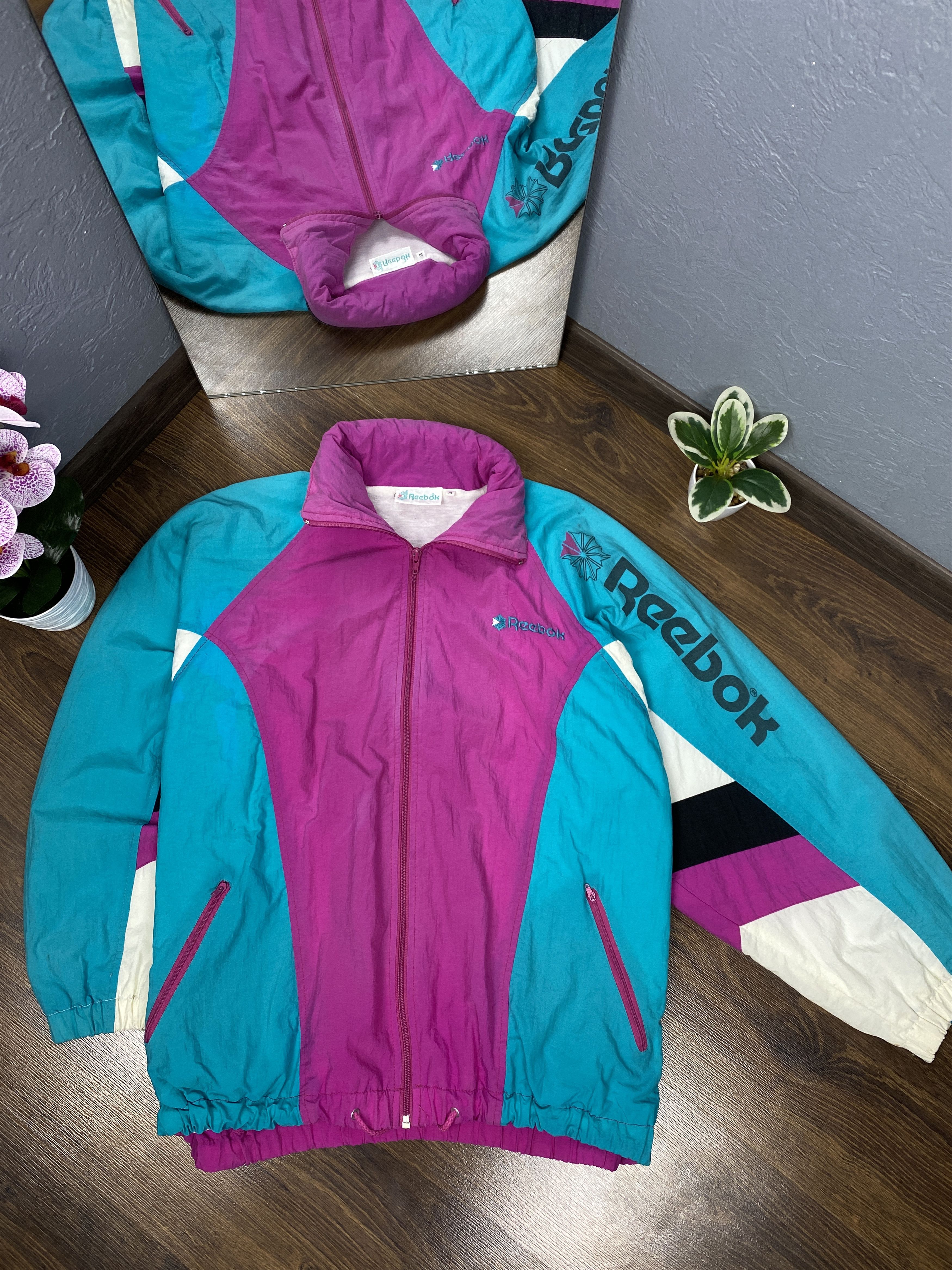 Reebok Reebok vintage oversized track top jacket y2k Size US M / EU 48-50 / 2 - 1 Thumbnail