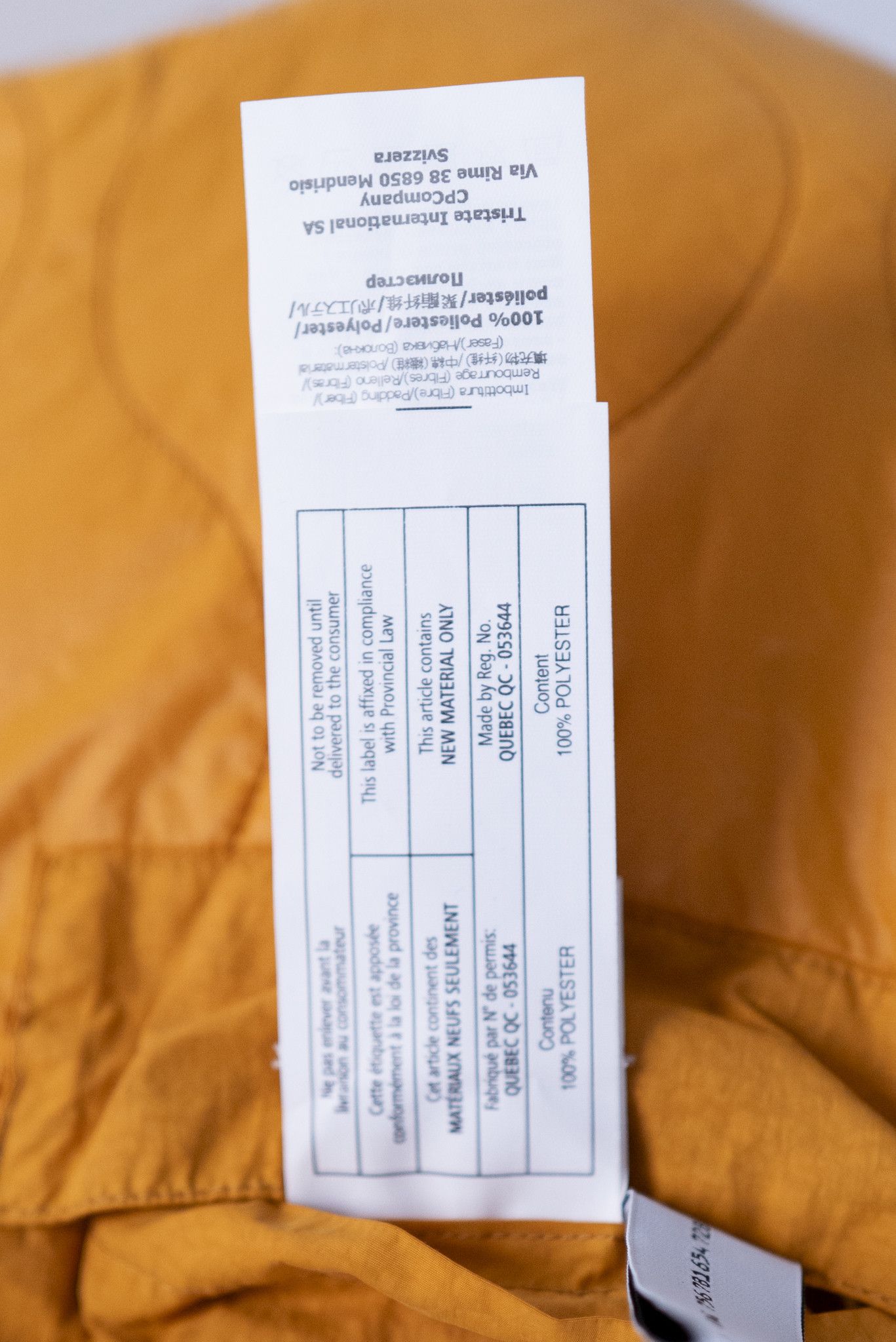 C.P. Company C.P. COMPANY QUILTED BOMBER ORANGE SZ L Size US L / EU 52-54 / 3 - 12 Thumbnail