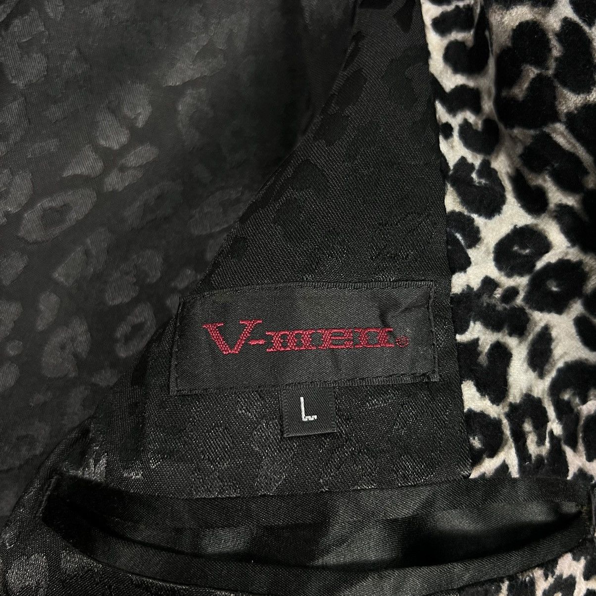 Japanese Brand 🔥 V MEN LEOPARD BLAZER JACKET Size US S / EU 44-46 / 1 - 14 Thumbnail