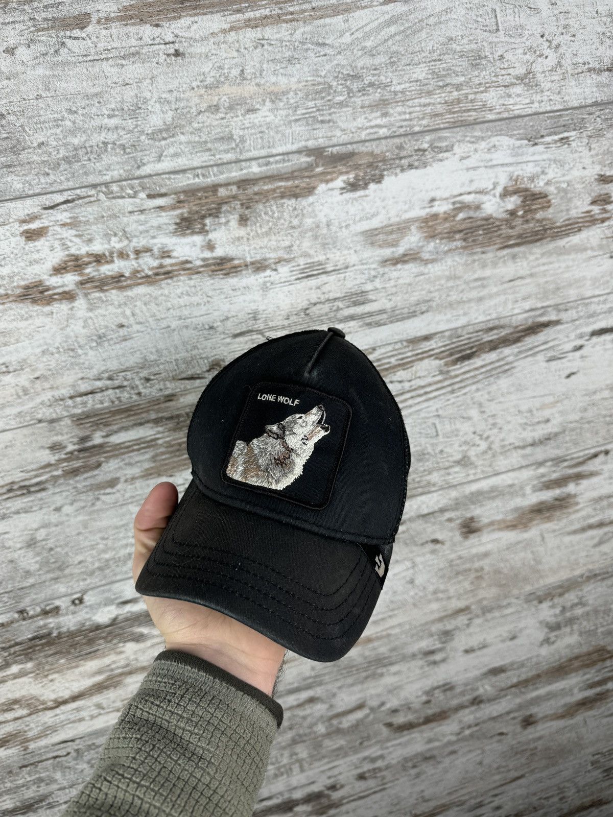 Goorin Bros. × Vintage Mens Goorin Bros The Lone Wolf cap hats Size ONE SIZE - 1 Thumbnail