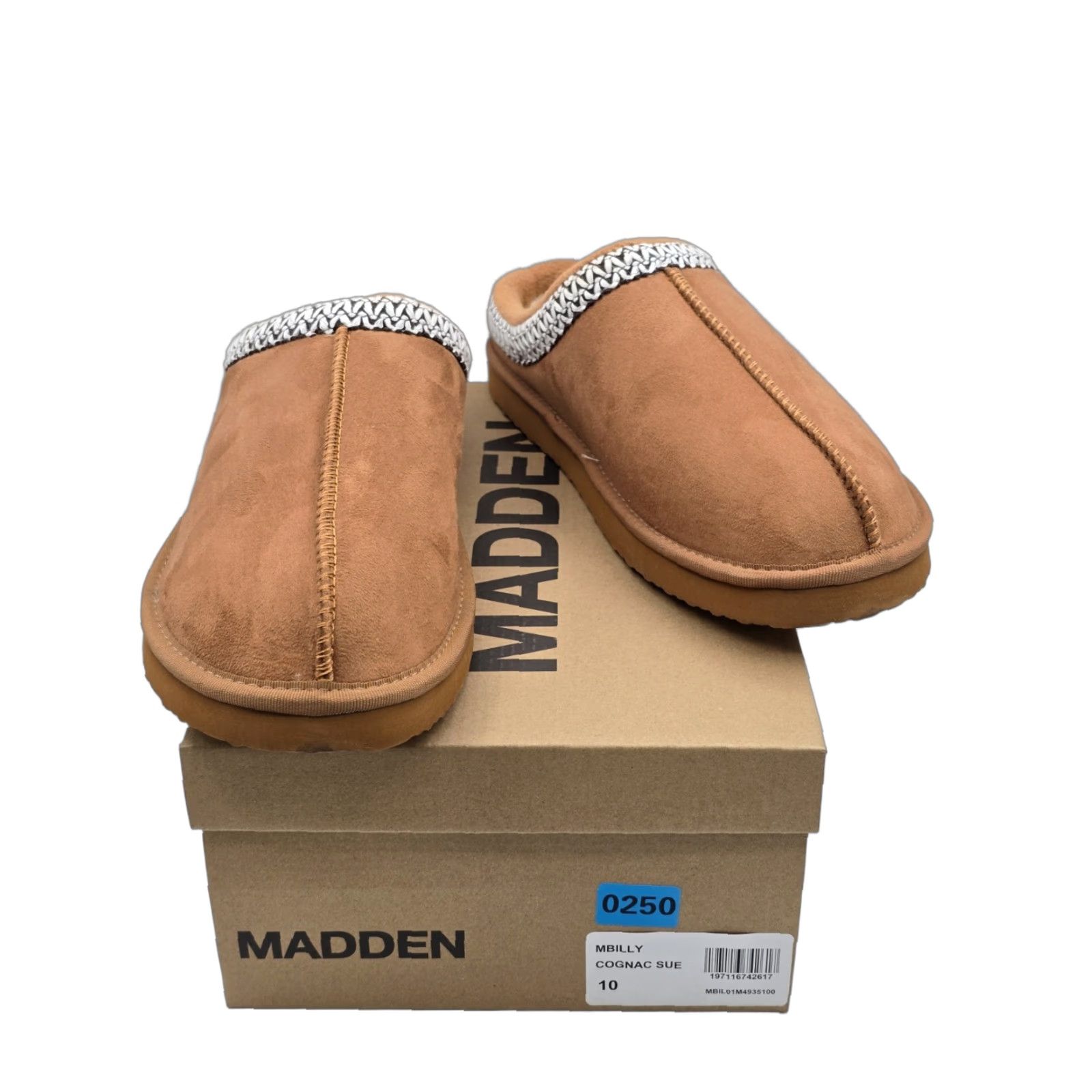 Vintage Madden Girl Pantuflas Mbilly Cognac Brown Suede - Sz 10 M Boots Women Pantuflas Mbilly Cognac Brown Suede - Sz 10 M Size 32" / US 10 / IT 46 - 1 Thumbnail