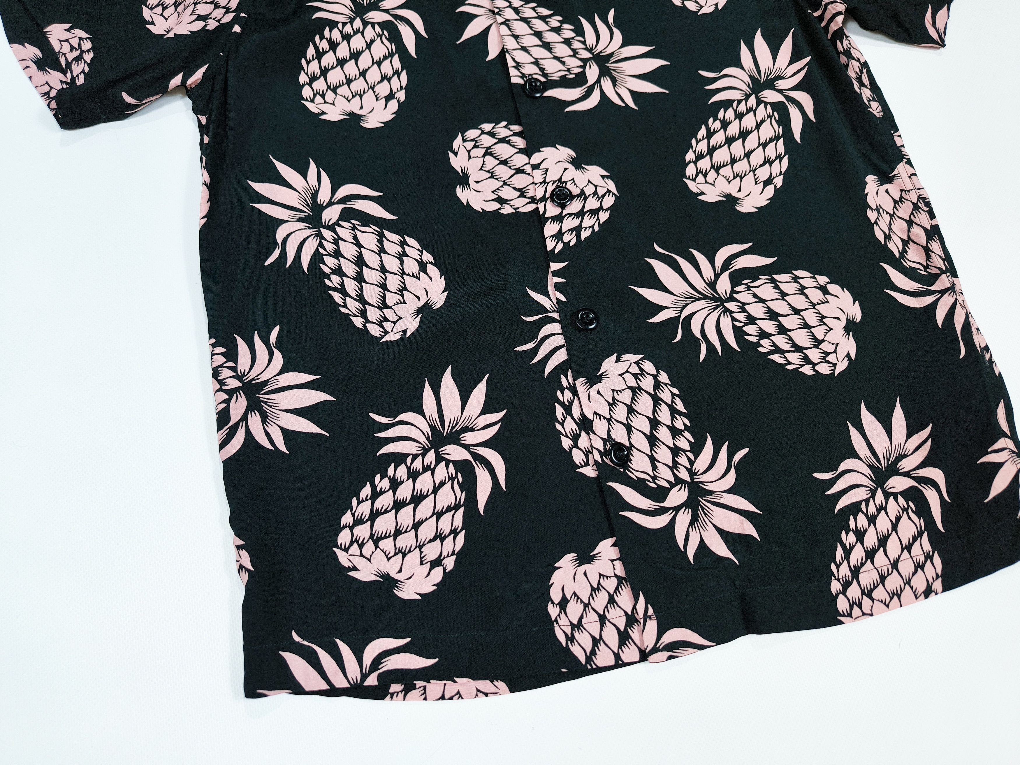 Sandro Sandro Paris Black Pink Pineapple Print Shirt Size S Size US S / EU 44-46 / 1 - 5 Thumbnail