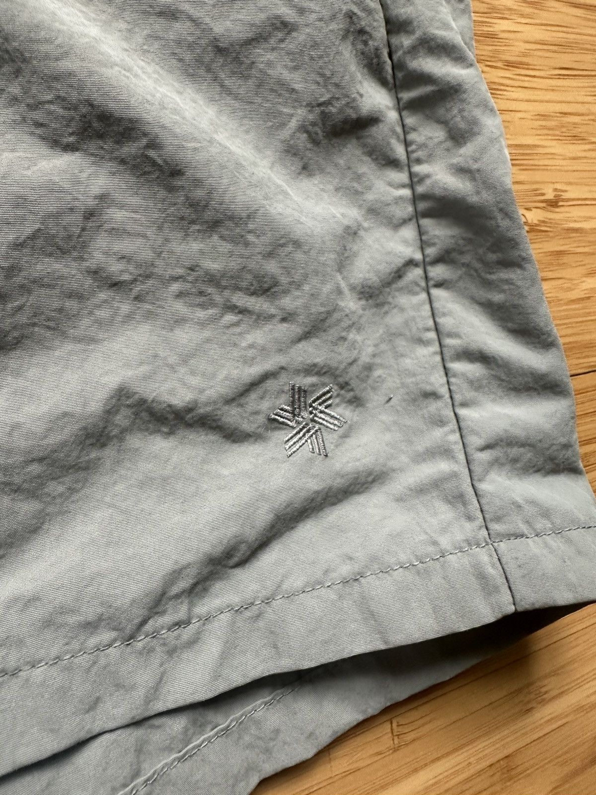 Goldwin Goldwin Nylon Shorts 7 inch Moon Mist Size 4 Large Size US 32 / EU 48 - 2 Thumbnail