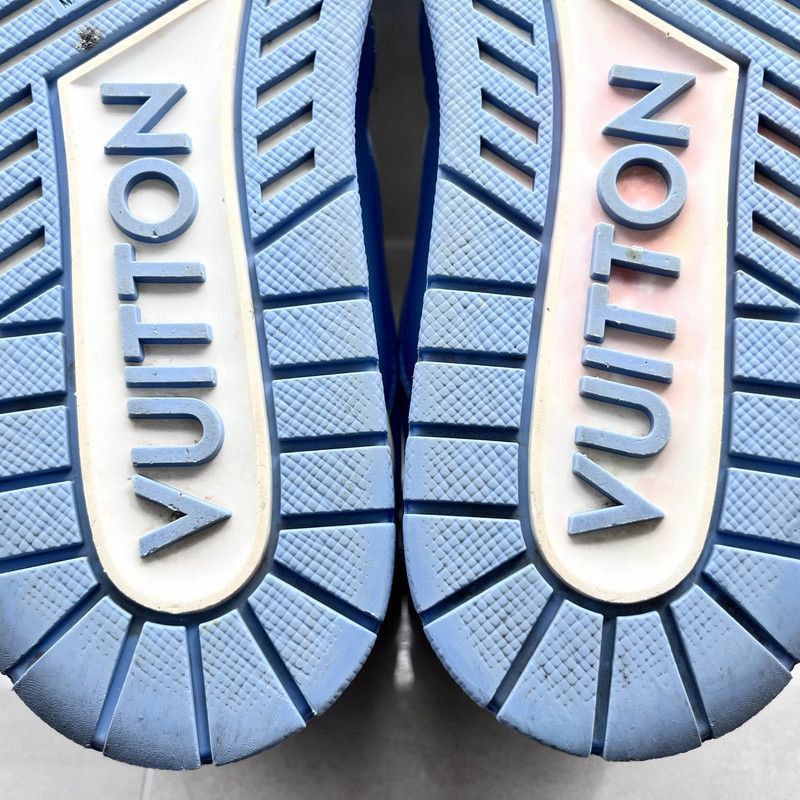 Louis Vuitton Louis Vuitton Blue Trainer Fashion Sneakers for Men -2508 Size US 8.5 / EU 41-42 - 4 Thumbnail