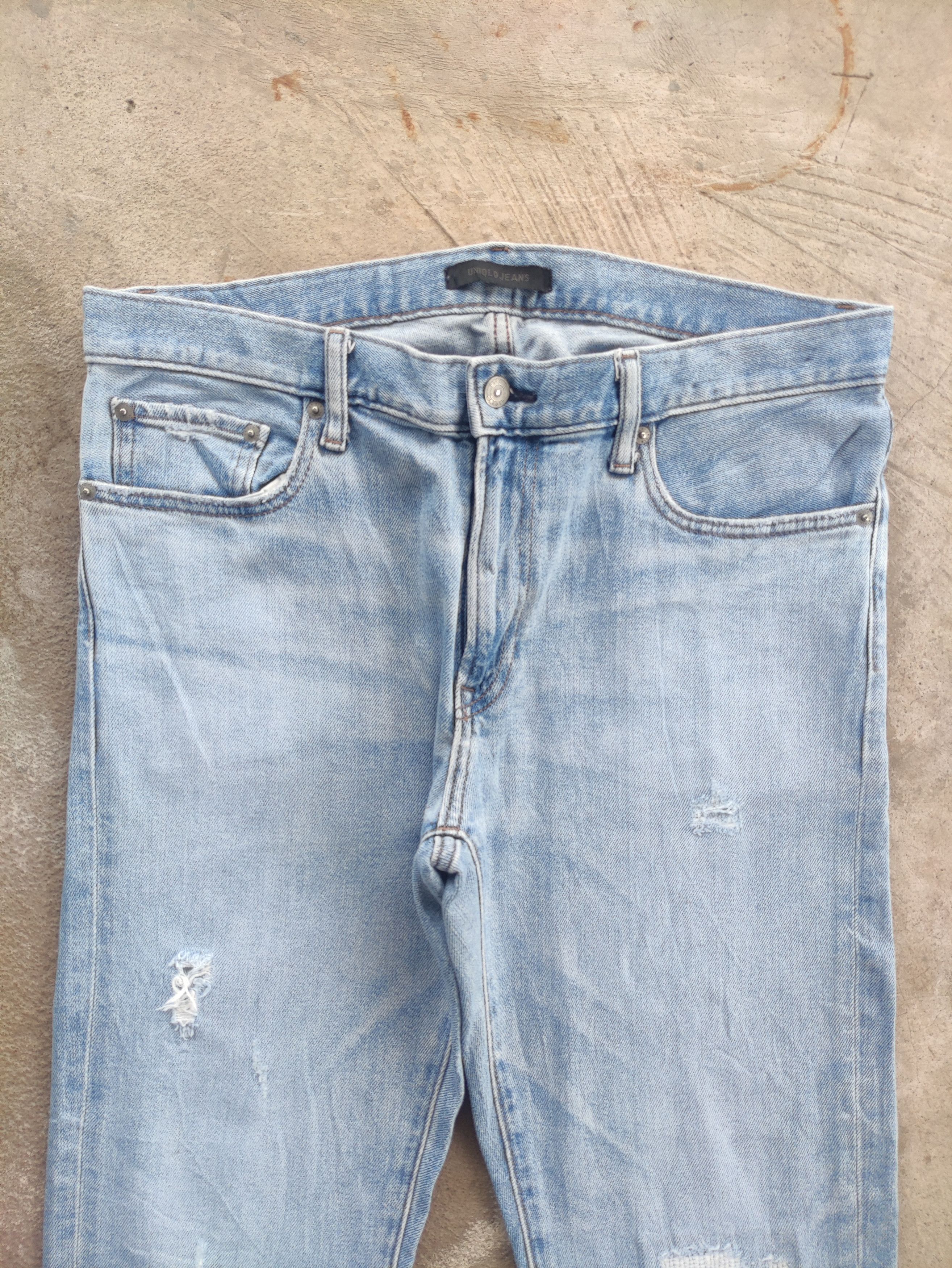 Japanese Brand Vintage Japanese Jean Distressed Faded Denim Pants Size US 36 / EU 52 - 3 Thumbnail