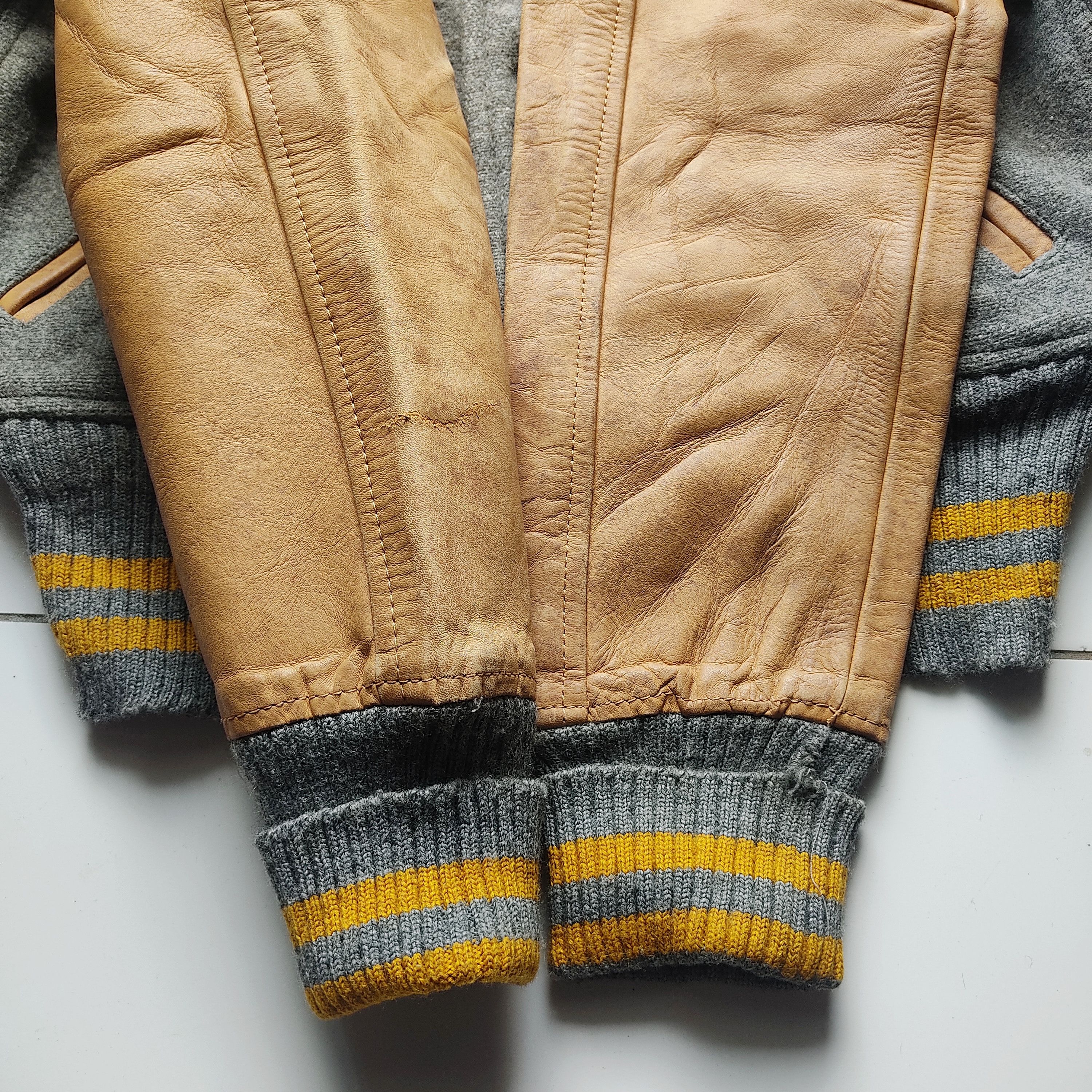 BUFFALO BOBS Vintage Buffalo Bobs Leather Sleeve Varsity Jacket Size US XS / EU 42 / 0 - 8 Thumbnail