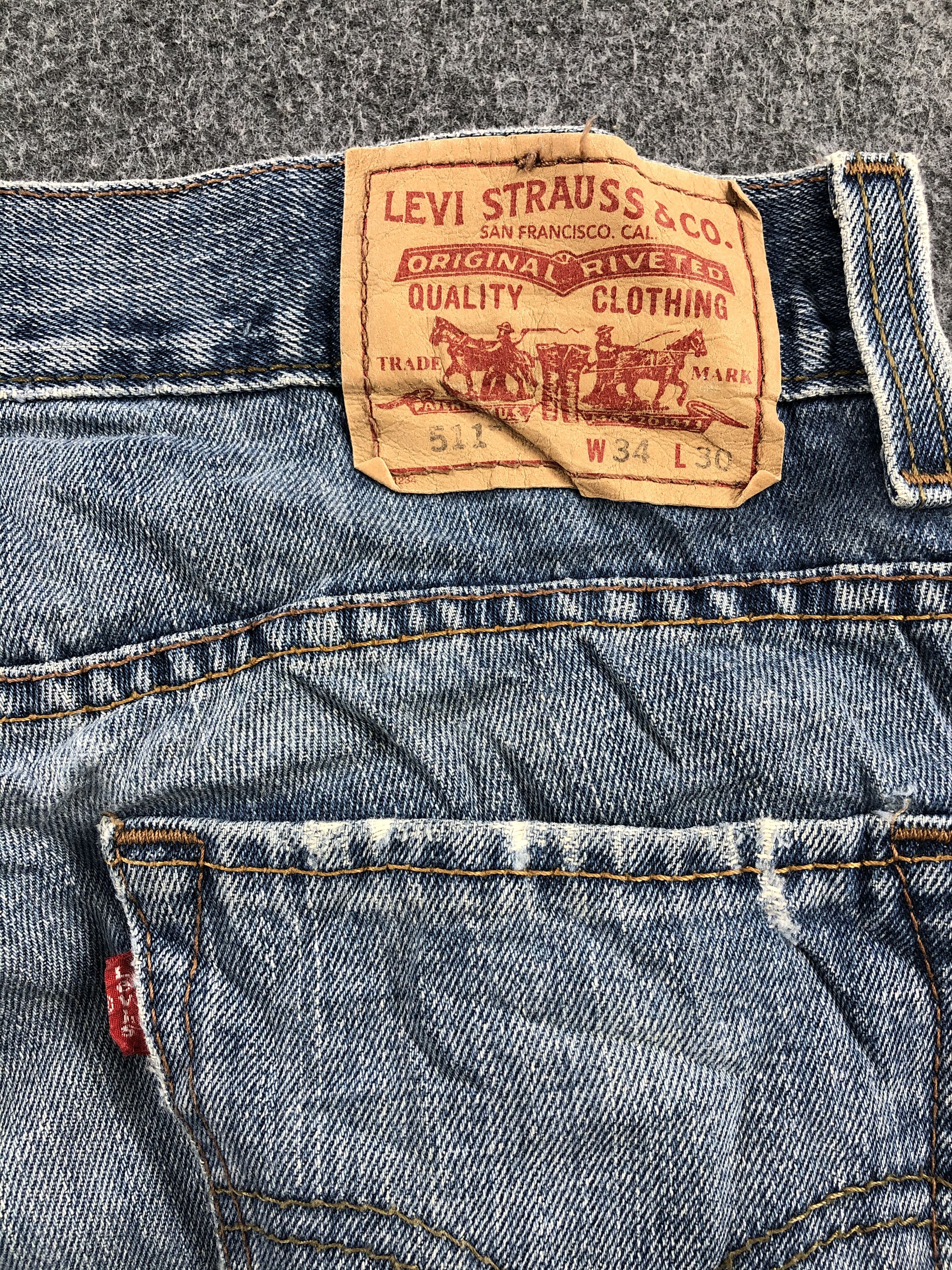 Levi's × Vintage Vintage Levis 511 Jeans-JM706 Size US 34 / EU 50 - 4 Thumbnail