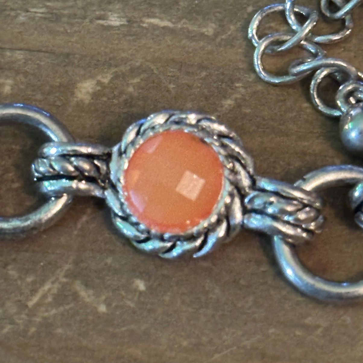 Other Round multicolor stone link necklace Size ONE SIZE - 6 Thumbnail