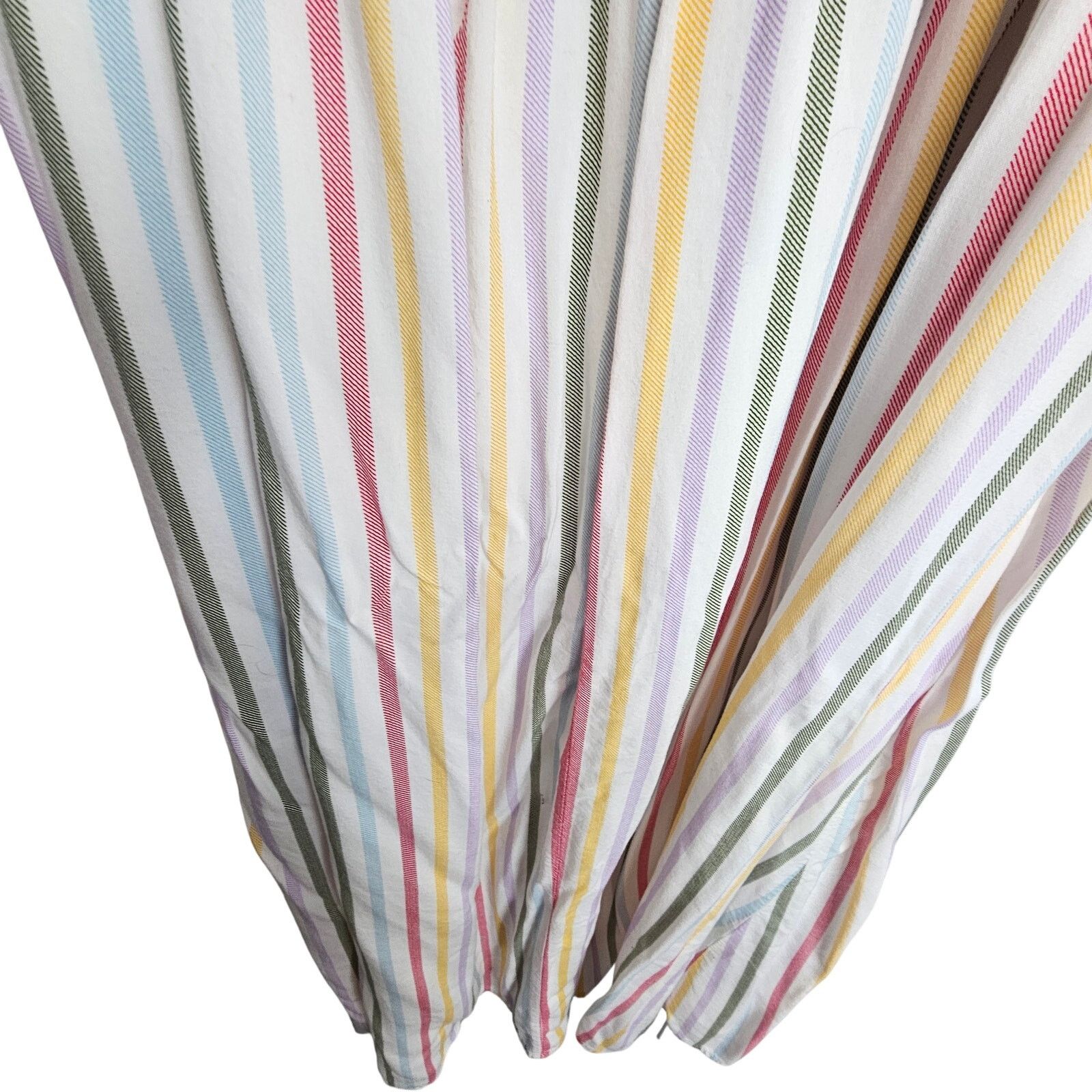 Corridor Torrid Challis Multi Stripe Ruffle Strap Midi Dress 1X Prep Size XL / US 12-14 / IT 48-50 - 4 Thumbnail