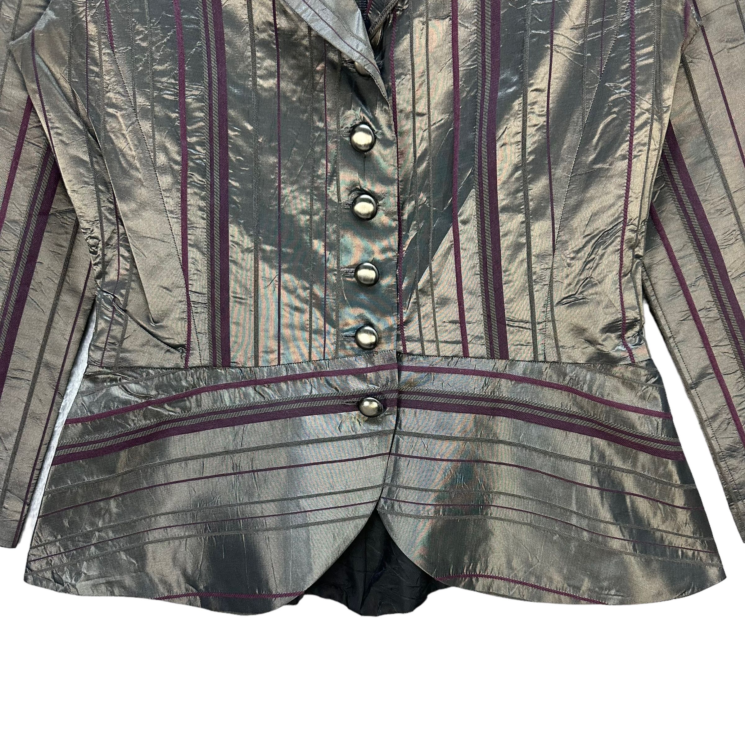 Japanese Brand L'EQUIPE YOSHIE INABA JACKET #7575-154 Size S / US 4 / IT 40 - 3 Thumbnail