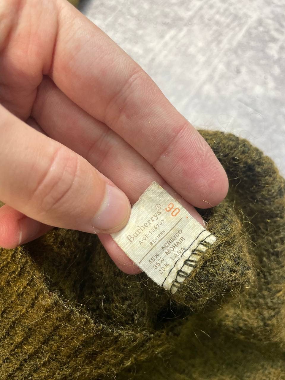 Burberry Vintage Burberrys Wool Mohair Sweater Y2K Size US L / EU 52-54 / 3 - 7 Thumbnail