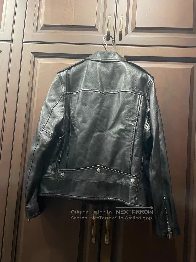 Saint Laurent Paris Saint Laurent Paris Motorcycle Leather Jacket i Size US L / EU 52-54 / 3 - 2 Thumbnail