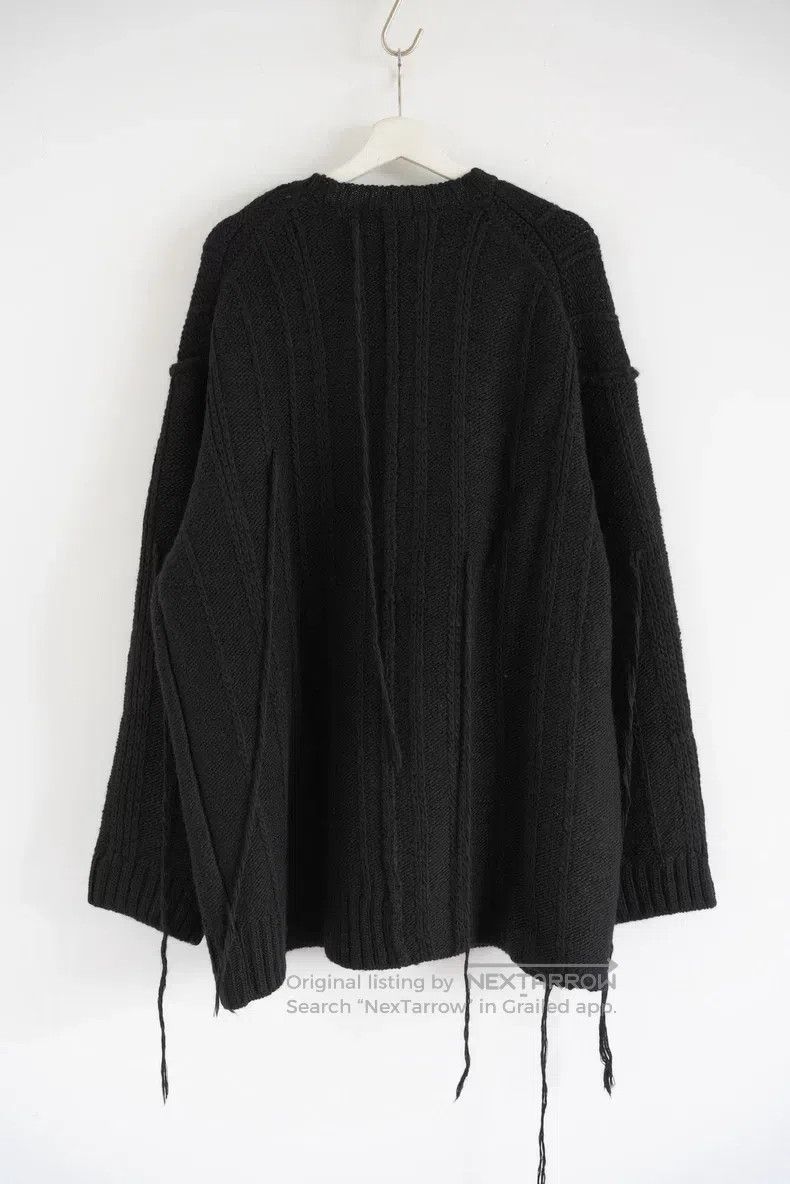 Yohji Yamamoto YOHJI YAMAMOTO Rope Knot Ribbon Thick Sweater Size US L / EU 52-54 / 3 - 2 Thumbnail