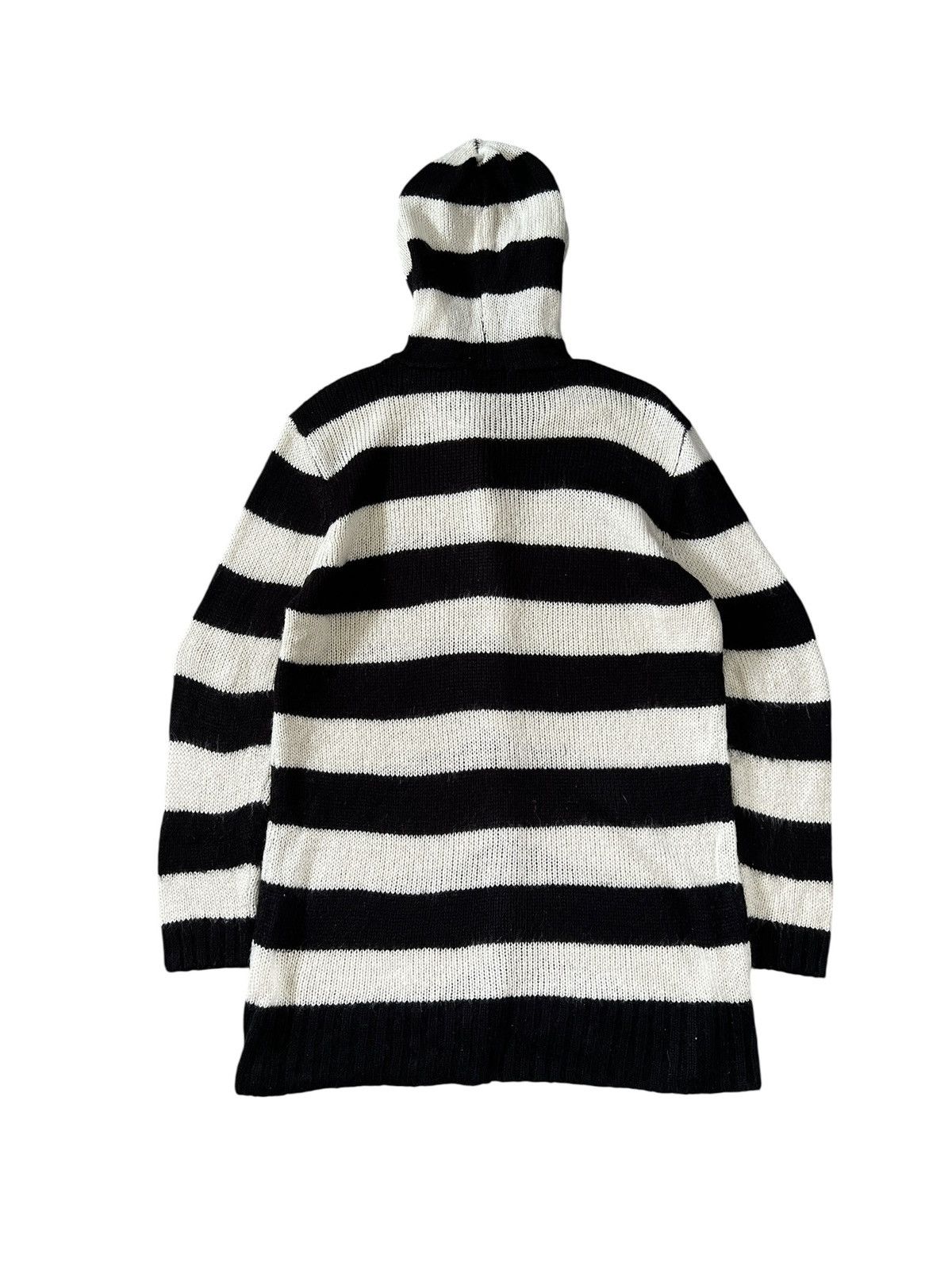 Algonquins Algonquins 🇯🇵 Border Stripes Button Knit Sweater Size L / US 10 / IT 46 - 2 Thumbnail