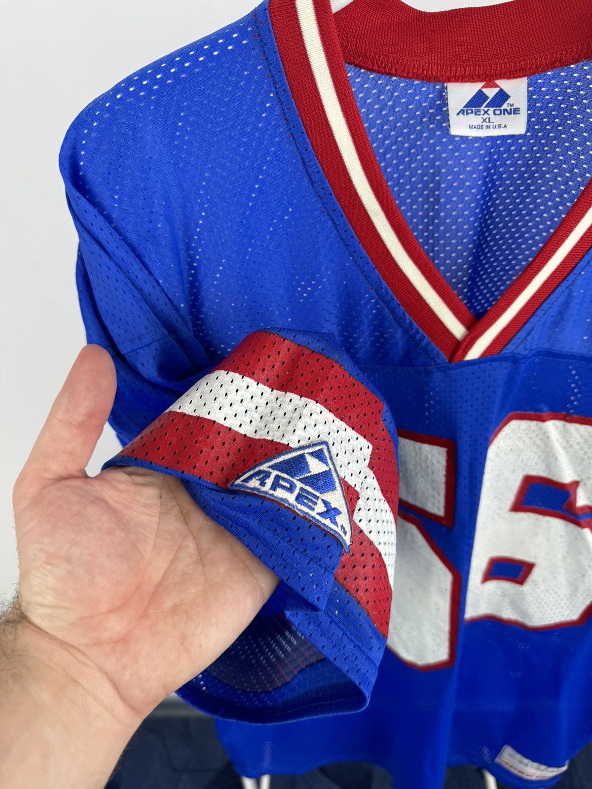 Vintage Vintage Apex One The New York Giants #56 Jersey Made In USA Size US XL / EU 56 / 4 - 5 Thumbnail