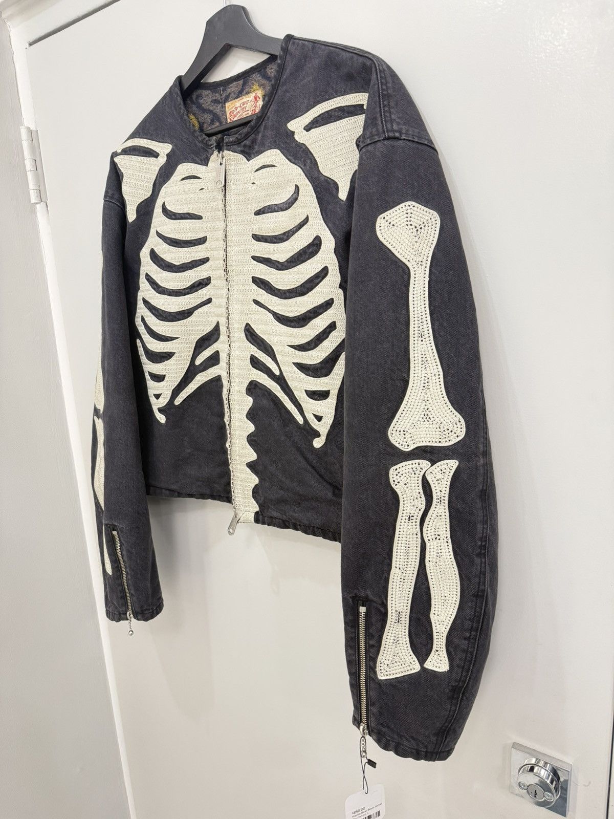 Kapital Kapital Bone Biker Jacket Size US XXL / EU 58 / 5 - 4 Thumbnail