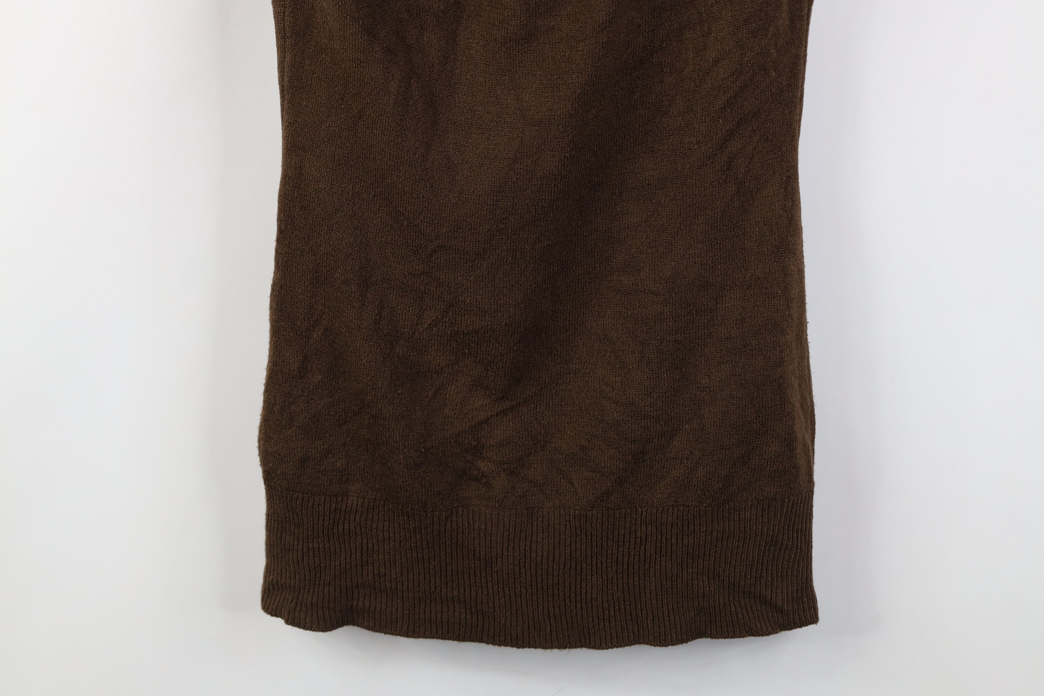 Vintage Vintage 90s Y2K Babydoll Ribbed Knit Short Sleeve Sweater Size M / US 6-8 / IT 42-44 - 3 Thumbnail