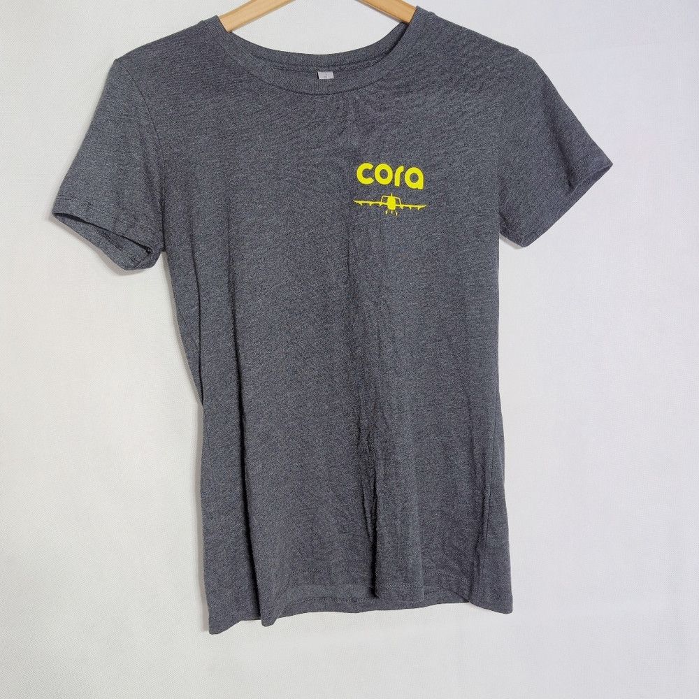Next Level Apparel Wisk Aero Cora EV Private Plane Gray T-Shirt Sz M Size US M / EU 48-50 / 2 - 1 Thumbnail