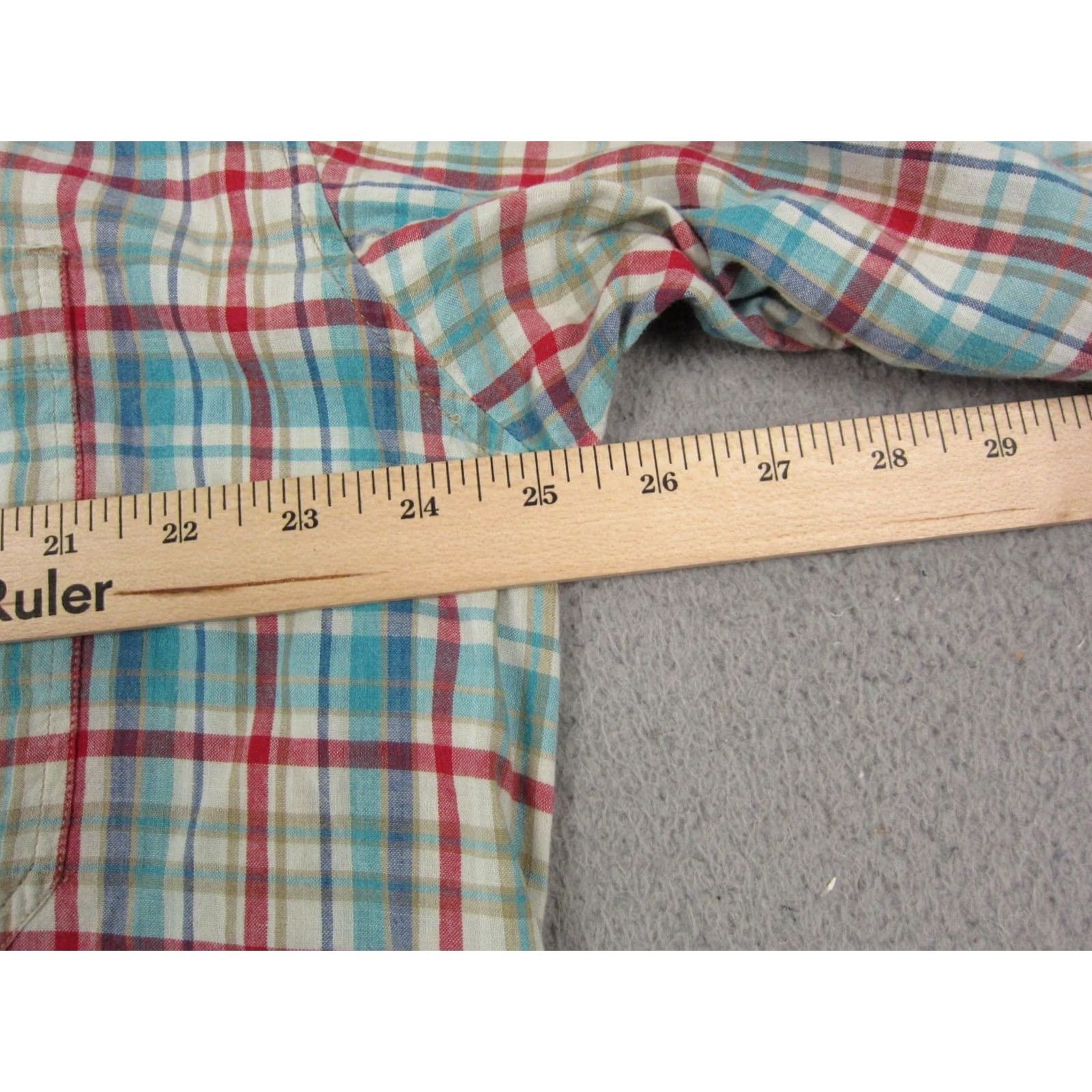 Vintage VINTAGE Woolrich Shirt Mens XL Blue Red Plaid Outdoor Hiking Fishing 90s Classic Western Size US XL / EU 56 / 4 - 6 Thumbnail