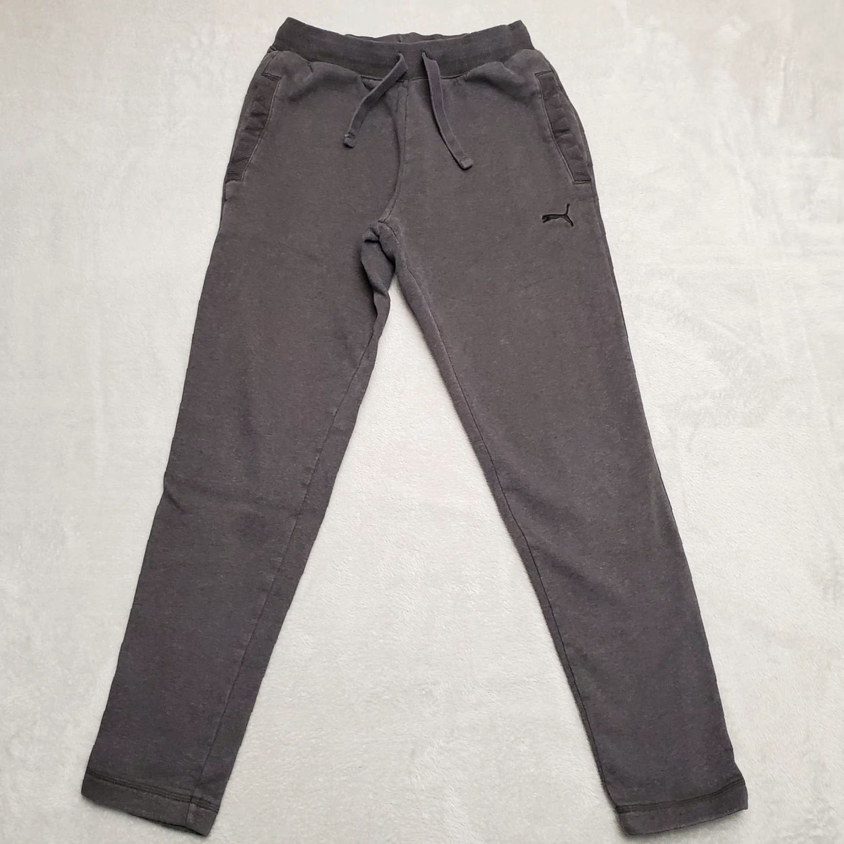 Puma Puma Sweat Pants Mens S Gray Logo Cotton Polyester Blend Sports Everyday Casual Sweatpants Size US 29 - 2 Thumbnail