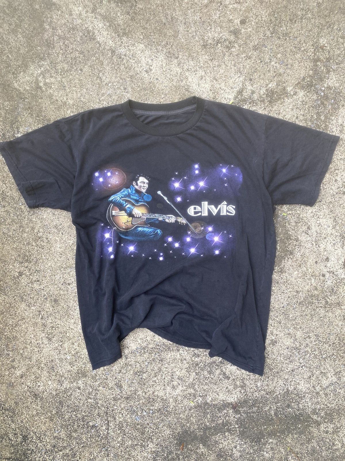 Band Tees VTG Elvis Presley Size US L / EU 52-54 / 3 - 1 Thumbnail